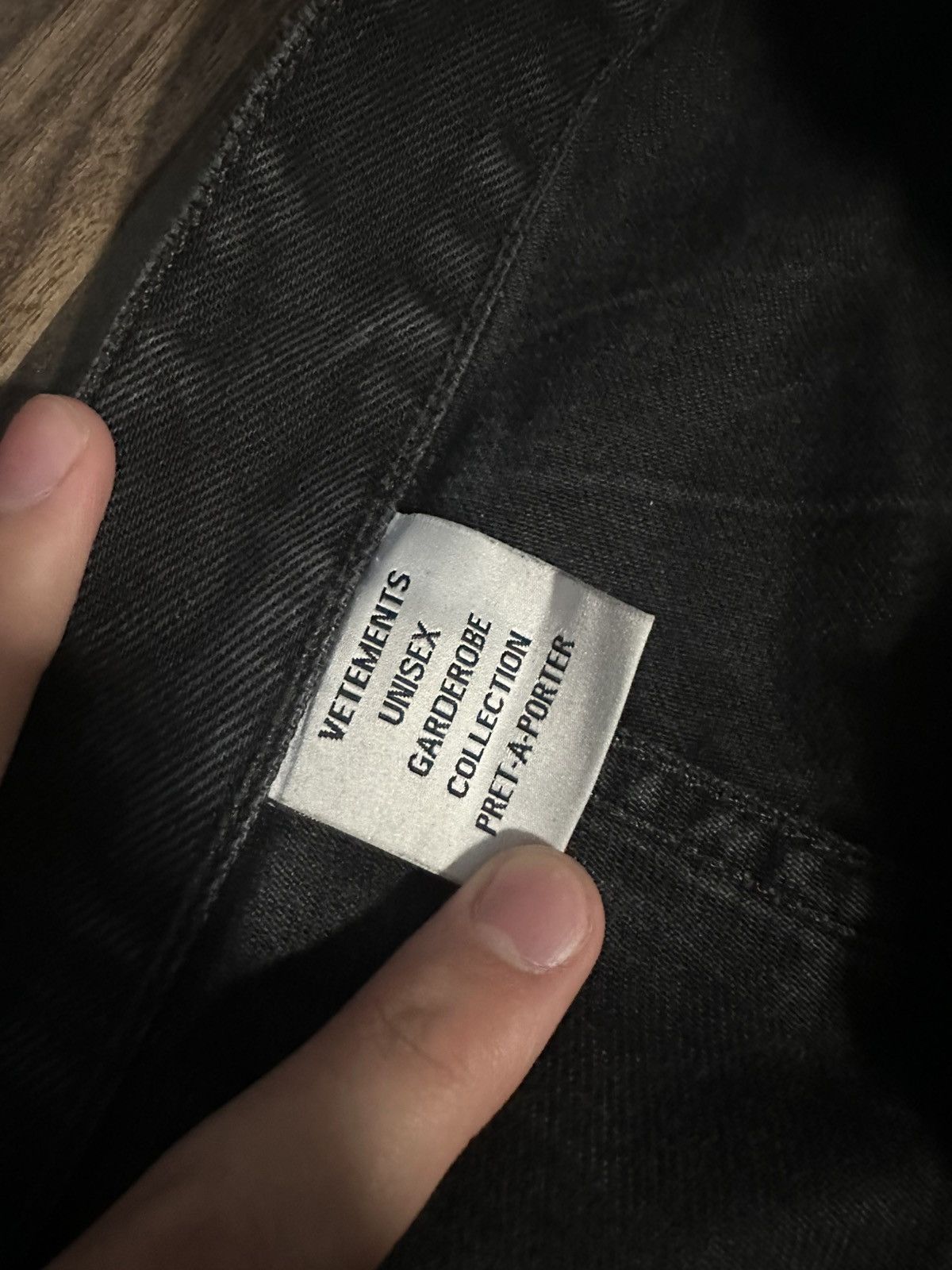 Vetements Vetements black distersed denim Size US 31 - 6 Thumbnail