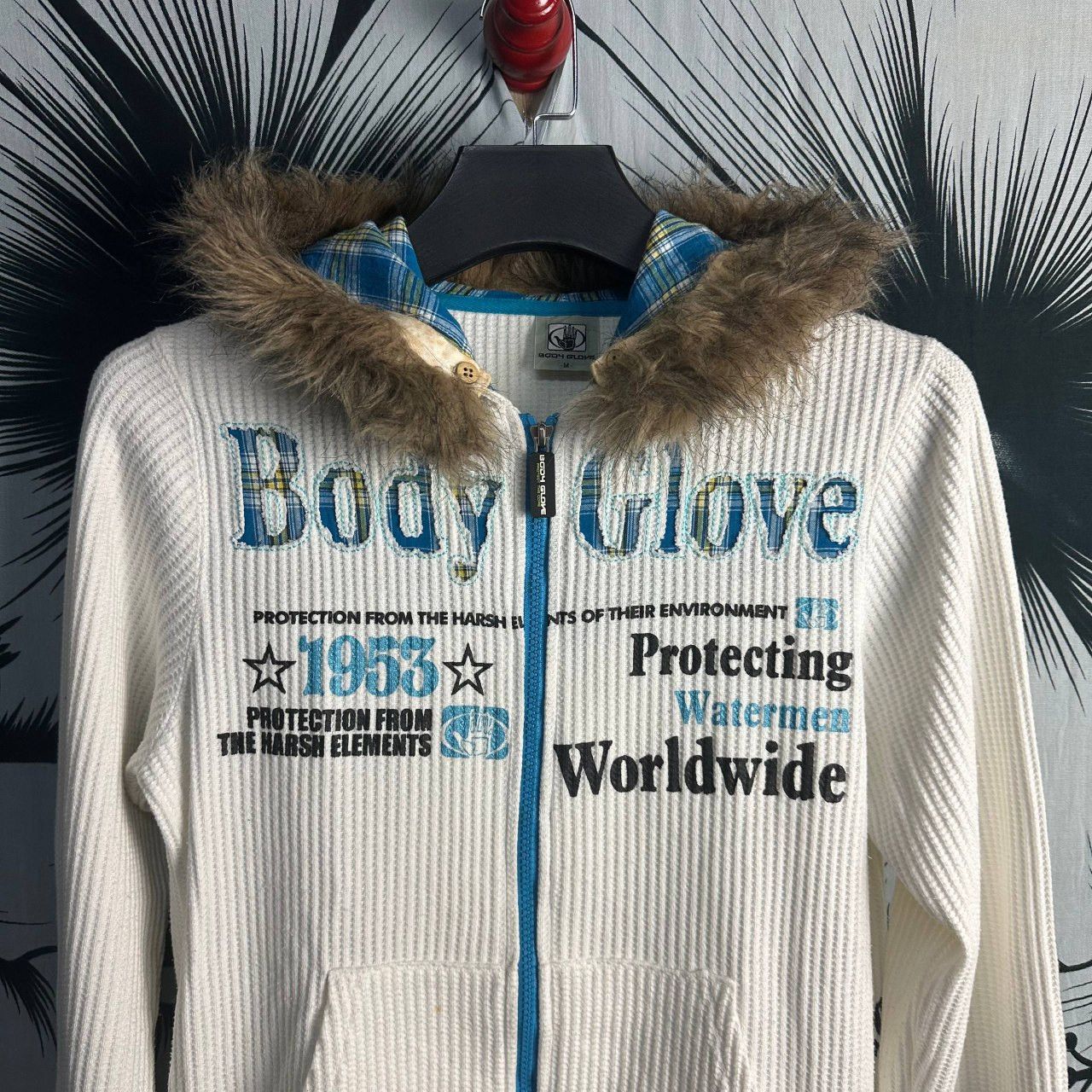 If Six Was Nine Y2K “Body Glove” Hoodie Faux Fur Thermal Size US M / EU 48-50 / 2 - 3 Thumbnail