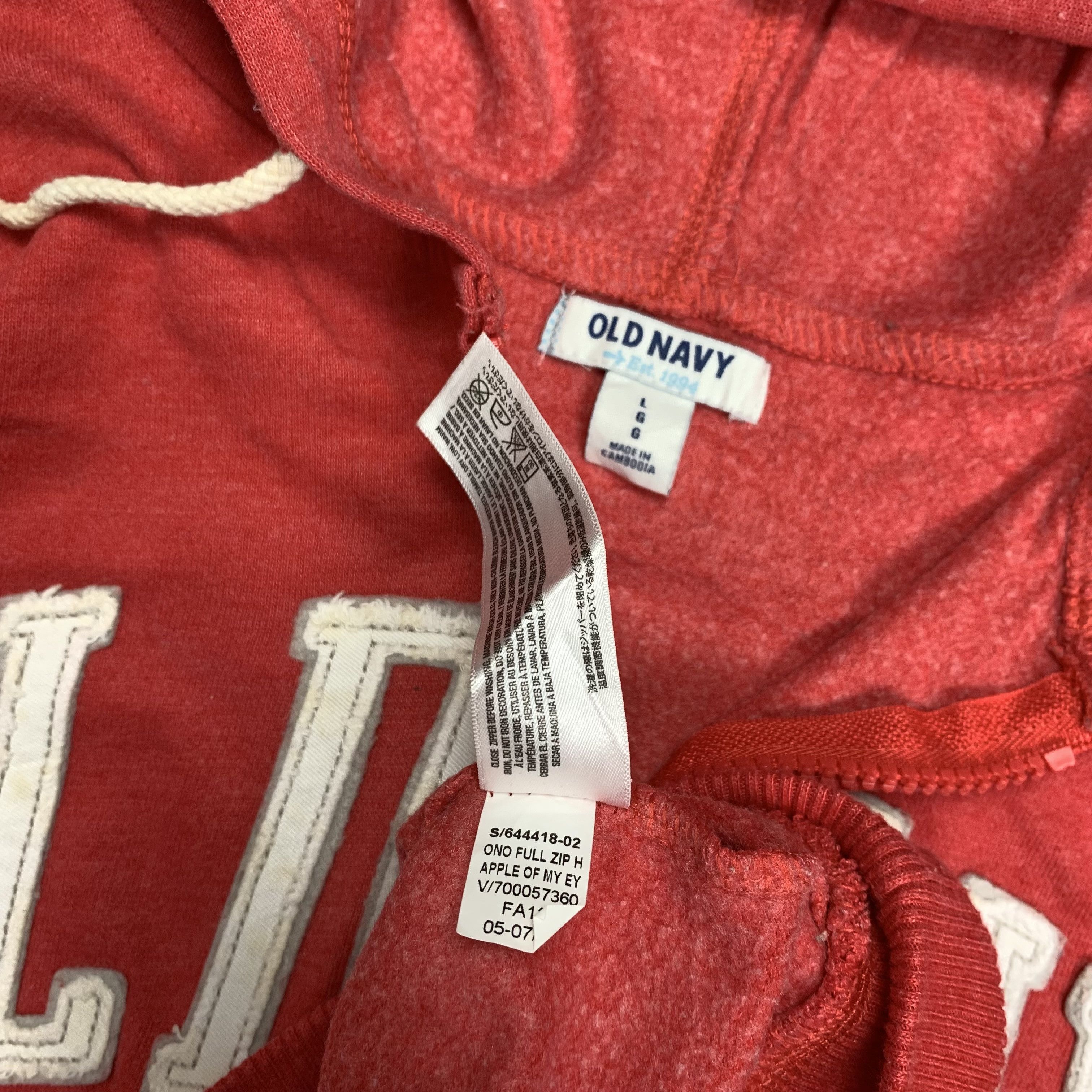 Old Navy Old Navy Zip Up Hoodie Size US M / EU 48-50 / 2 - 3 Thumbnail
