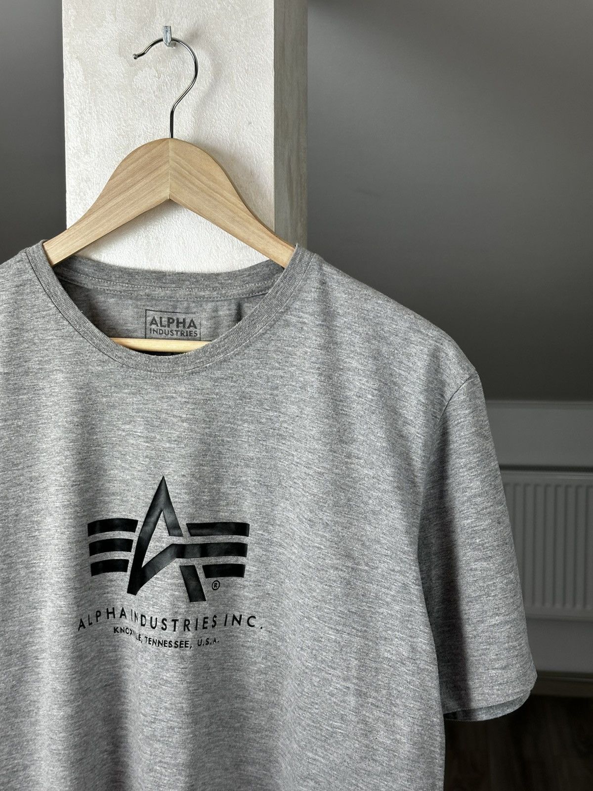 Alpha Industries Alpha Industries Big Logo Tee Shirt Size US XL / EU 56 / 4 - 3 Thumbnail