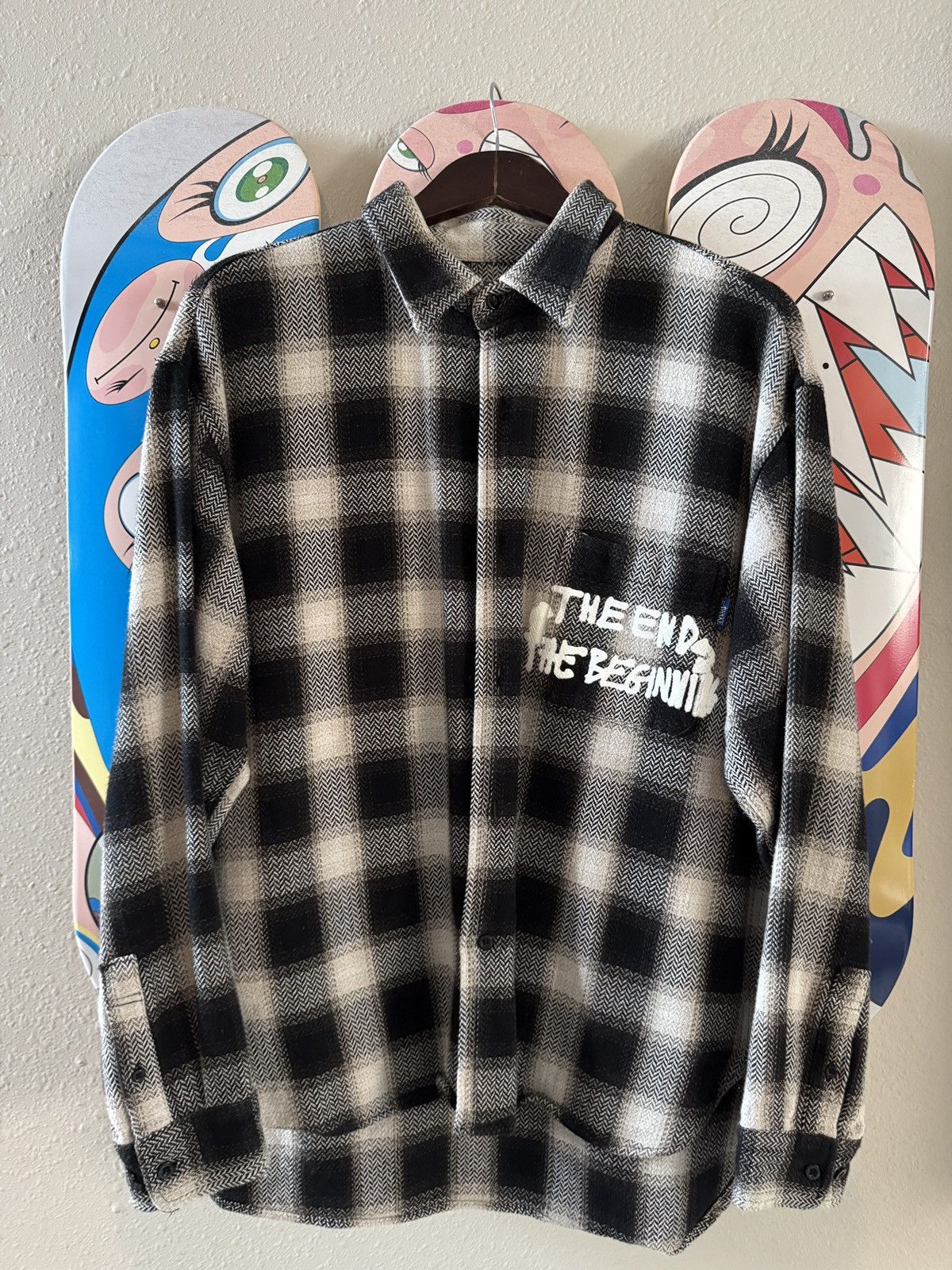 Awake NY Awake NY bone flannel Size US L / EU 52-54 / 3 - 2 Thumbnail
