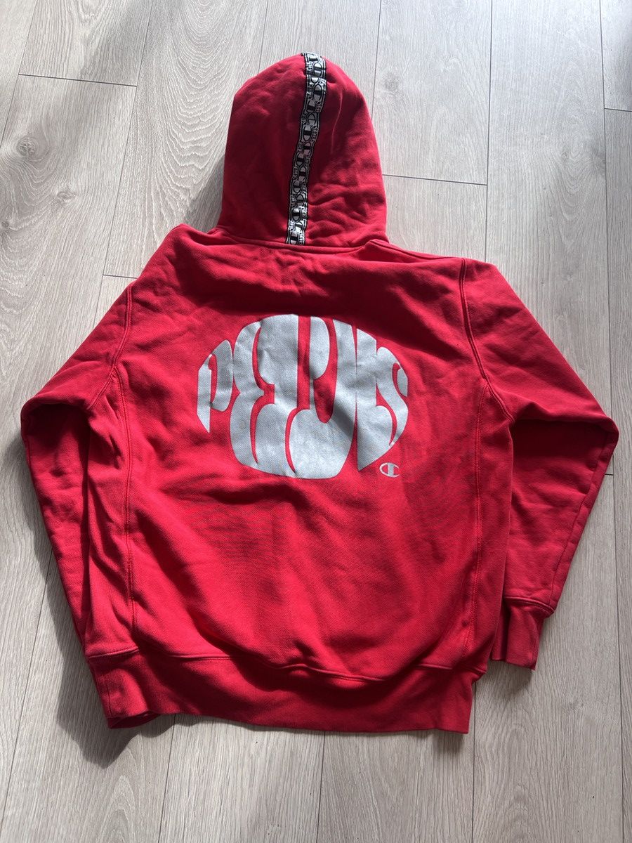 Champion × Pelvis Pelvis X Champion Collab Hoodie Sweatshirt Hype Red Large Size US L / EU 52-54 / 3 - 1 Thumbnail