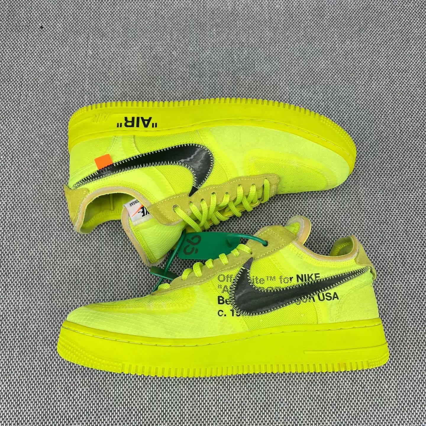 Nike Off-White x Nike Air Force 1 Volt 43 Size US 10 / EU 43 - 2 Thumbnail