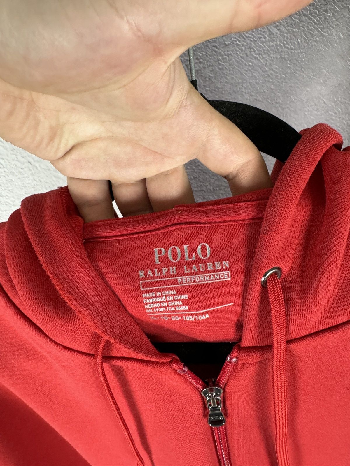 Polo Ralph Lauren Polo Ralph Lauren performance red basic hoodie Size US XL / EU 56 / 4 - 11 Thumbnail