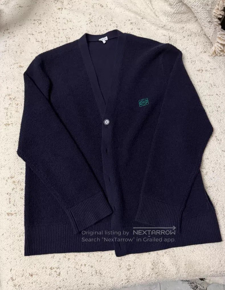 Loewe Loewe Towel Cardigan 100% Wool Size L / US 10 / IT 46 - 1 Thumbnail
