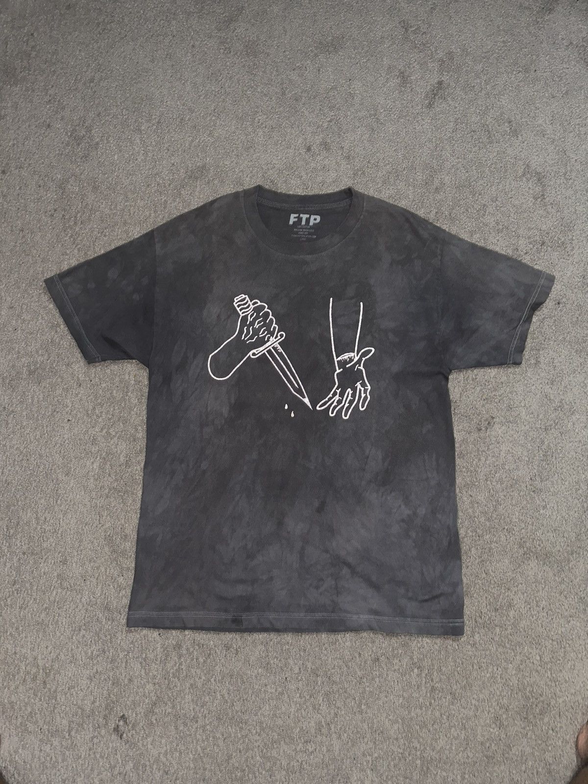 FTP FUCK OFF TEE Black Lサイズ FTP-x-Undefeated-U-Fuck-Tee-