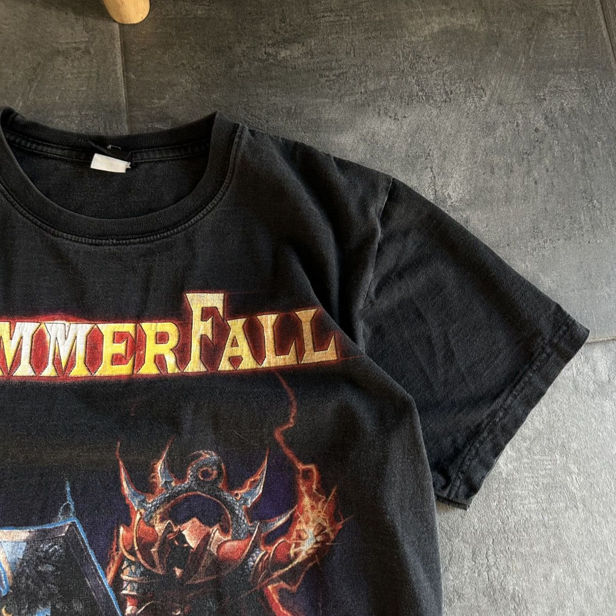 Band Tees Vintage Japanese Style HammerFall T-shirts Crazy Fir Y2K Size US M / EU 48-50 / 2 - 3 Thumbnail