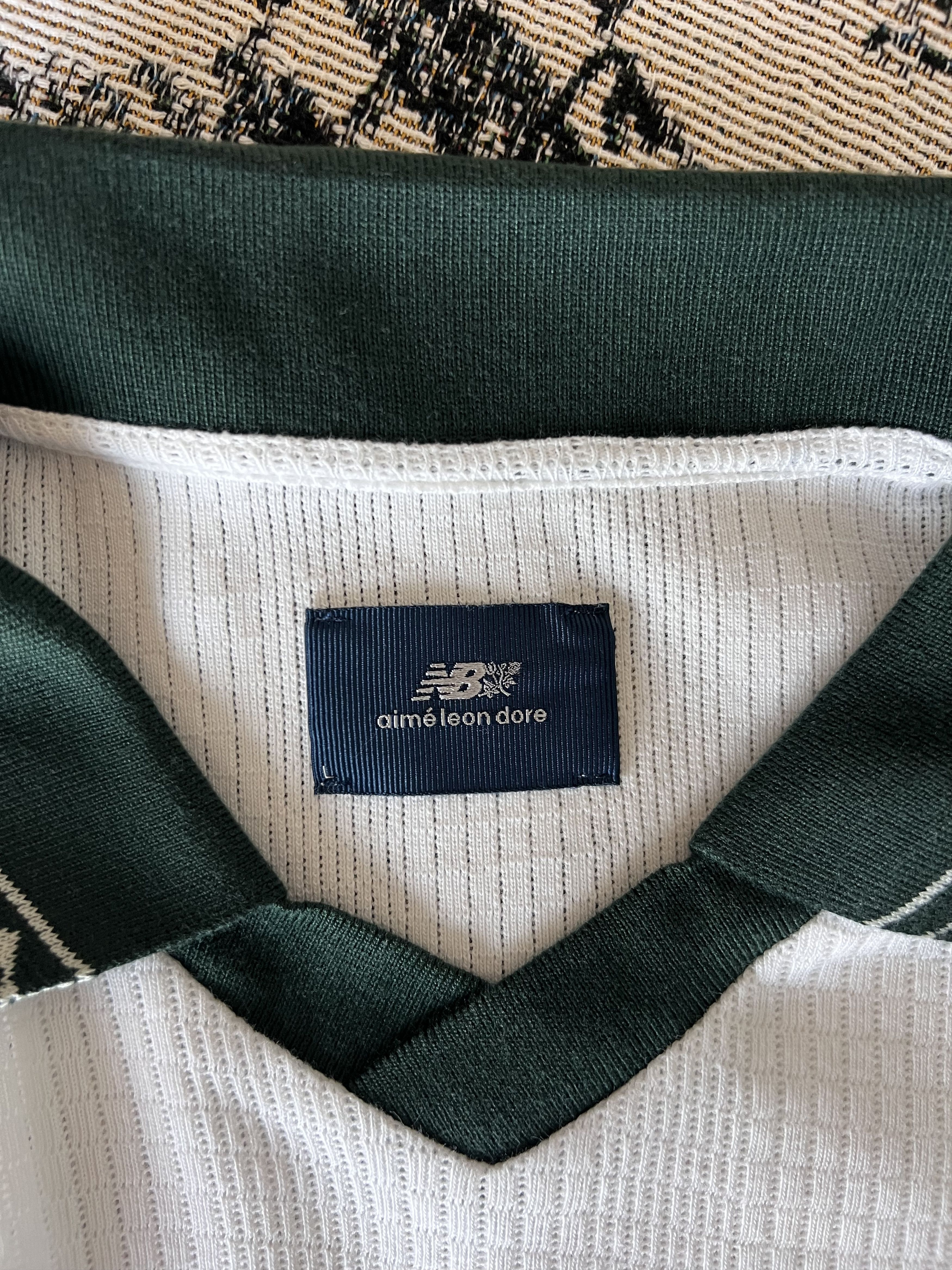 Aime Leon Dore × New Balance Aime Leon Dore New Balance RC56 Pointelle Jersey in White Size US L / EU 52-54 / 3 - 8 Thumbnail