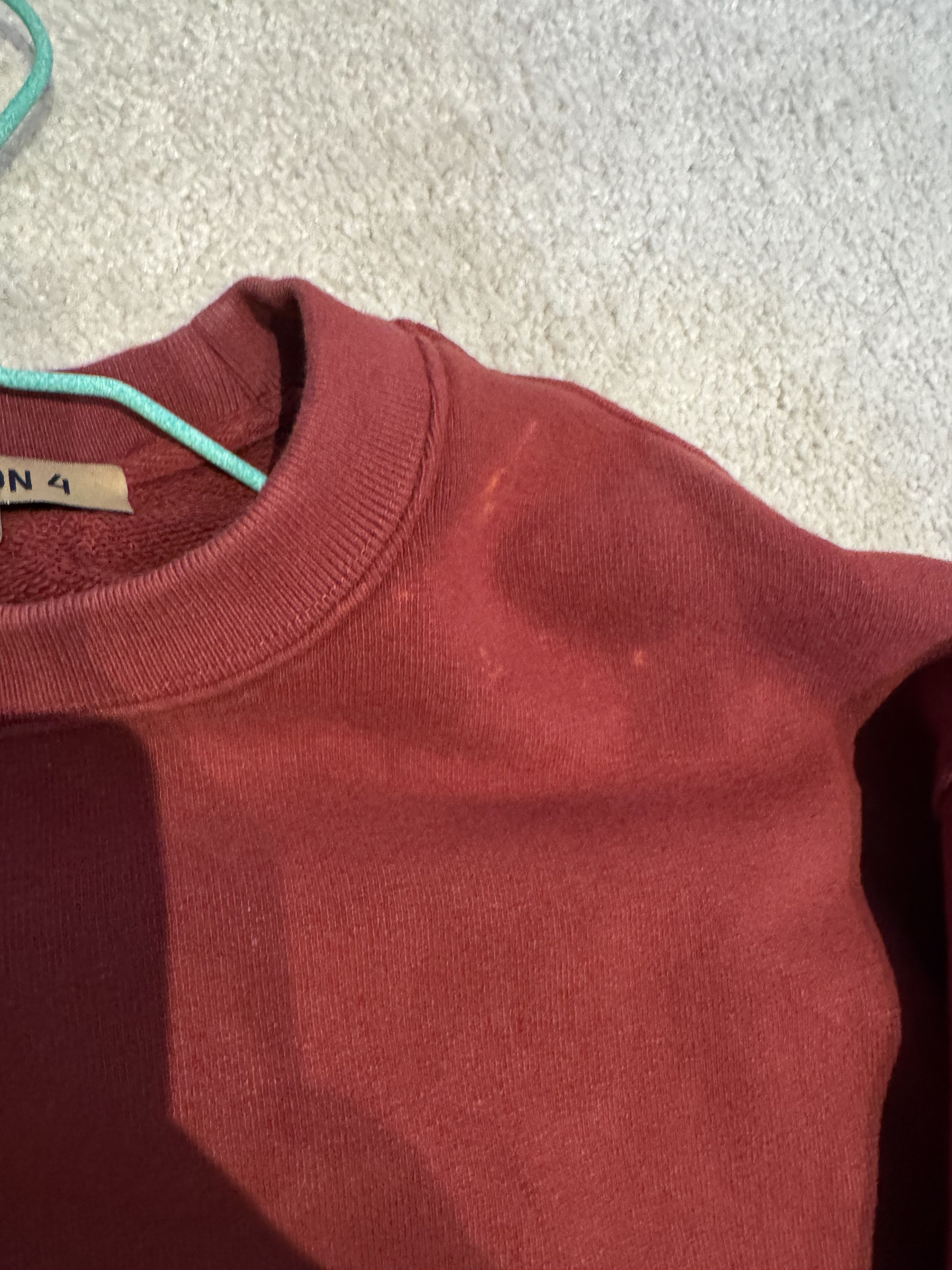 Yeezy Yeezy Season 4 Maroon Sweatshirt Size US S / EU 44-46 / 1 - 4 Thumbnail