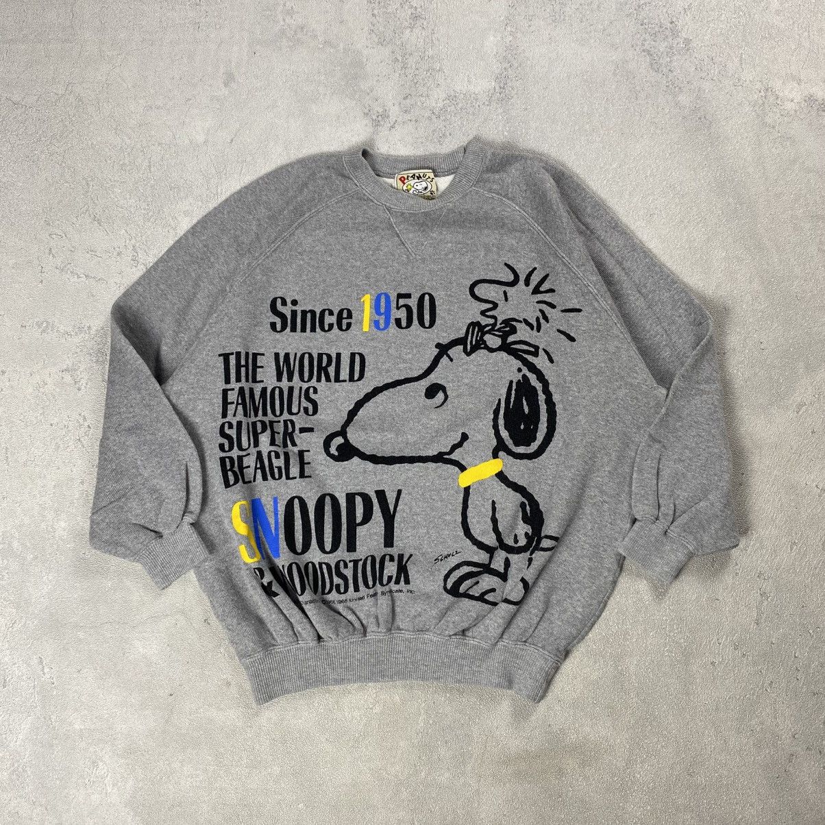 Cartoon Network Vintage 60s Peanuts Snoopy 1958 Sweatshirt Size US L / EU 52-54 / 3 - 1 Thumbnail