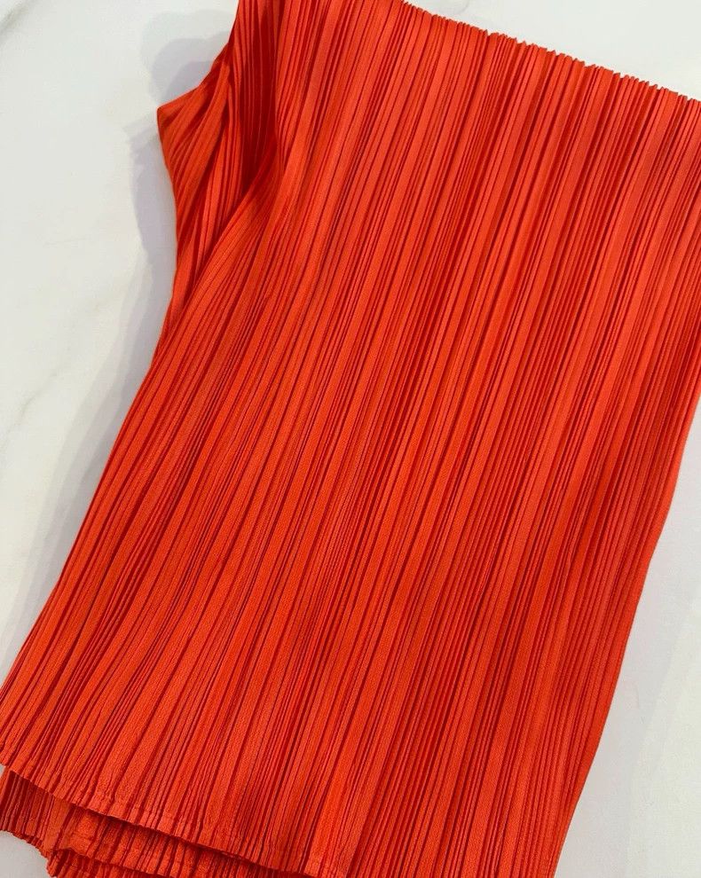 Issey Miyake Issey Miyake size:2 Orange pleated pants Size 26" / US 2 / IT 38 - 3 Thumbnail