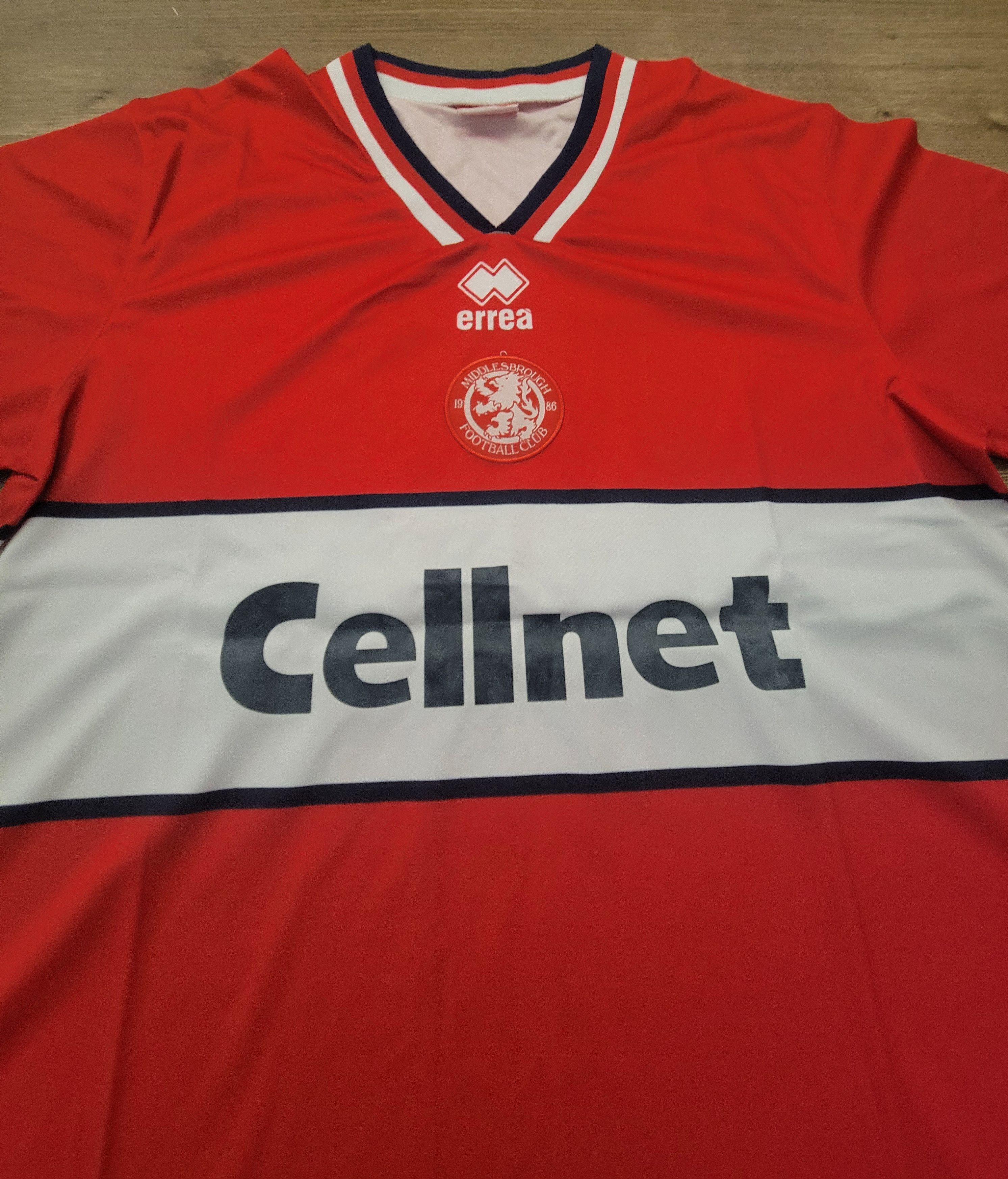 Other Gascoigne 8 Middlesbrough 1998 Vintage Soccer Jersey Trikot Size US L / EU 52-54 / 3 - 3 Thumbnail