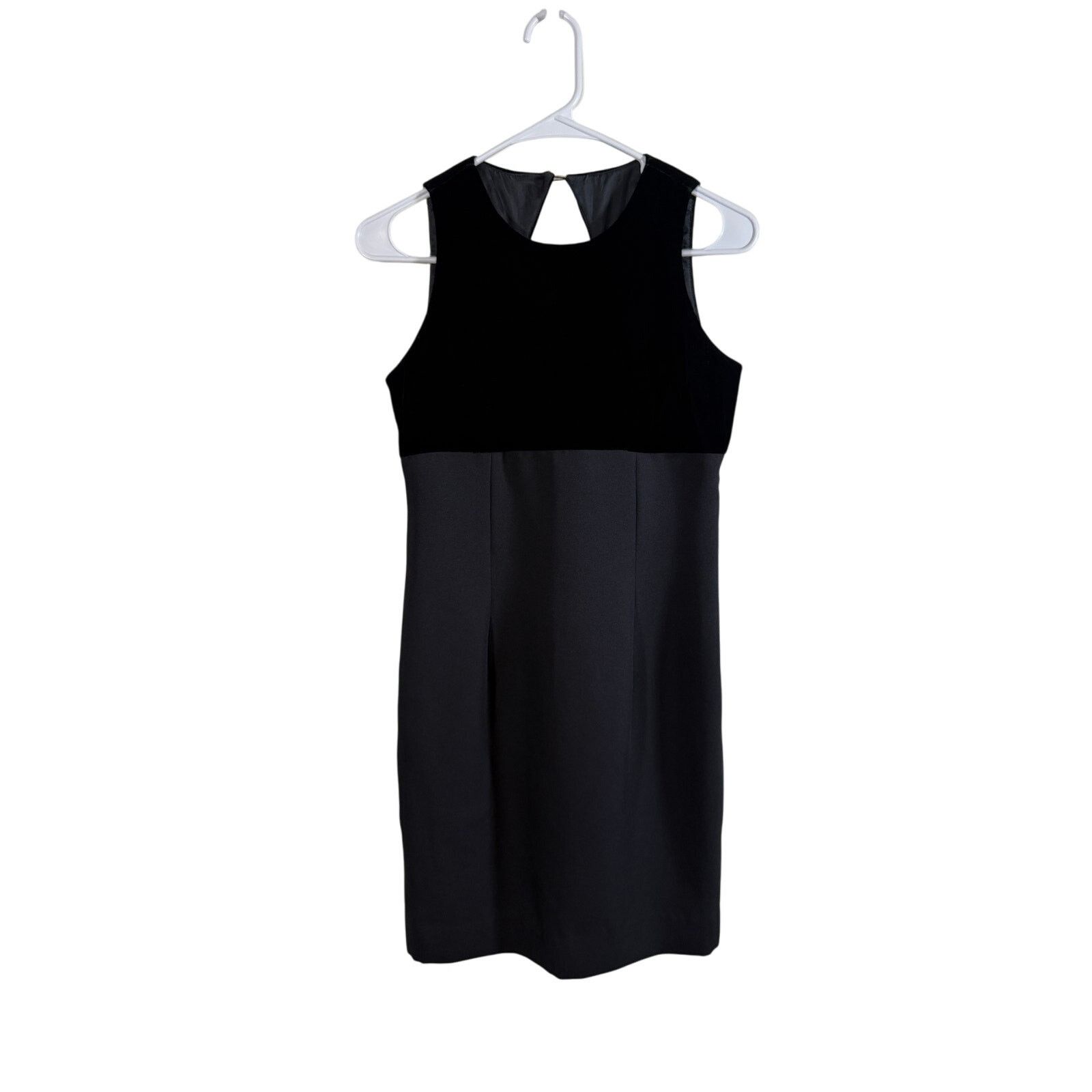 Vintage Vintage 90's Liz Claiborne Little Black Velvet Mini Dress Size XS / US 0-2 / IT 36-38 - 2 Thumbnail