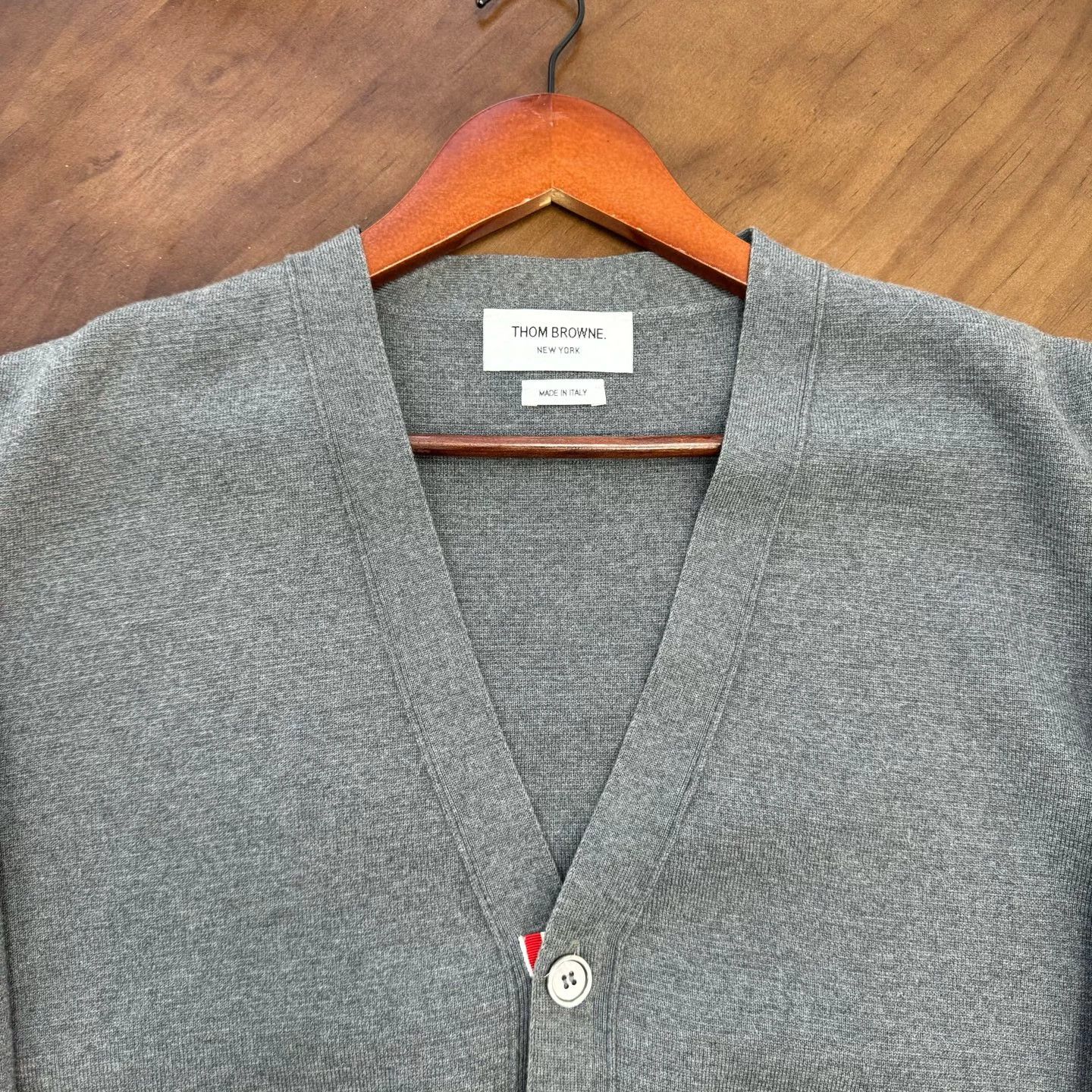 Thom Browne Classic Gray White Four Stripes Cardigan Size US XXL / EU 58 / 5 - 3 Thumbnail