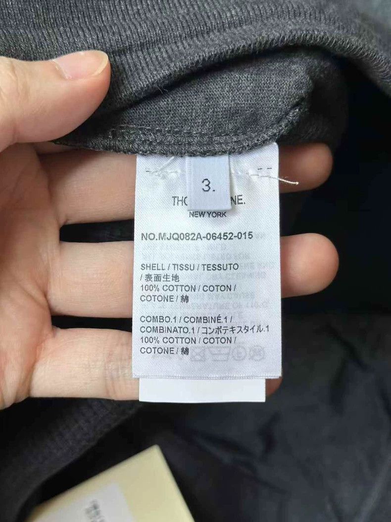 Thom Browne Thom Browne Carbon black waffle trousers Size US 27 - 4 Thumbnail