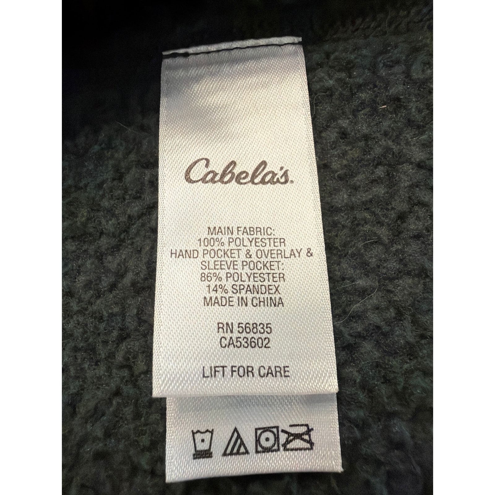 Cabelas Cabelas XPG zip front Gray fleece jacket LG Size US L / EU 52-54 / 3 - 3 Thumbnail
