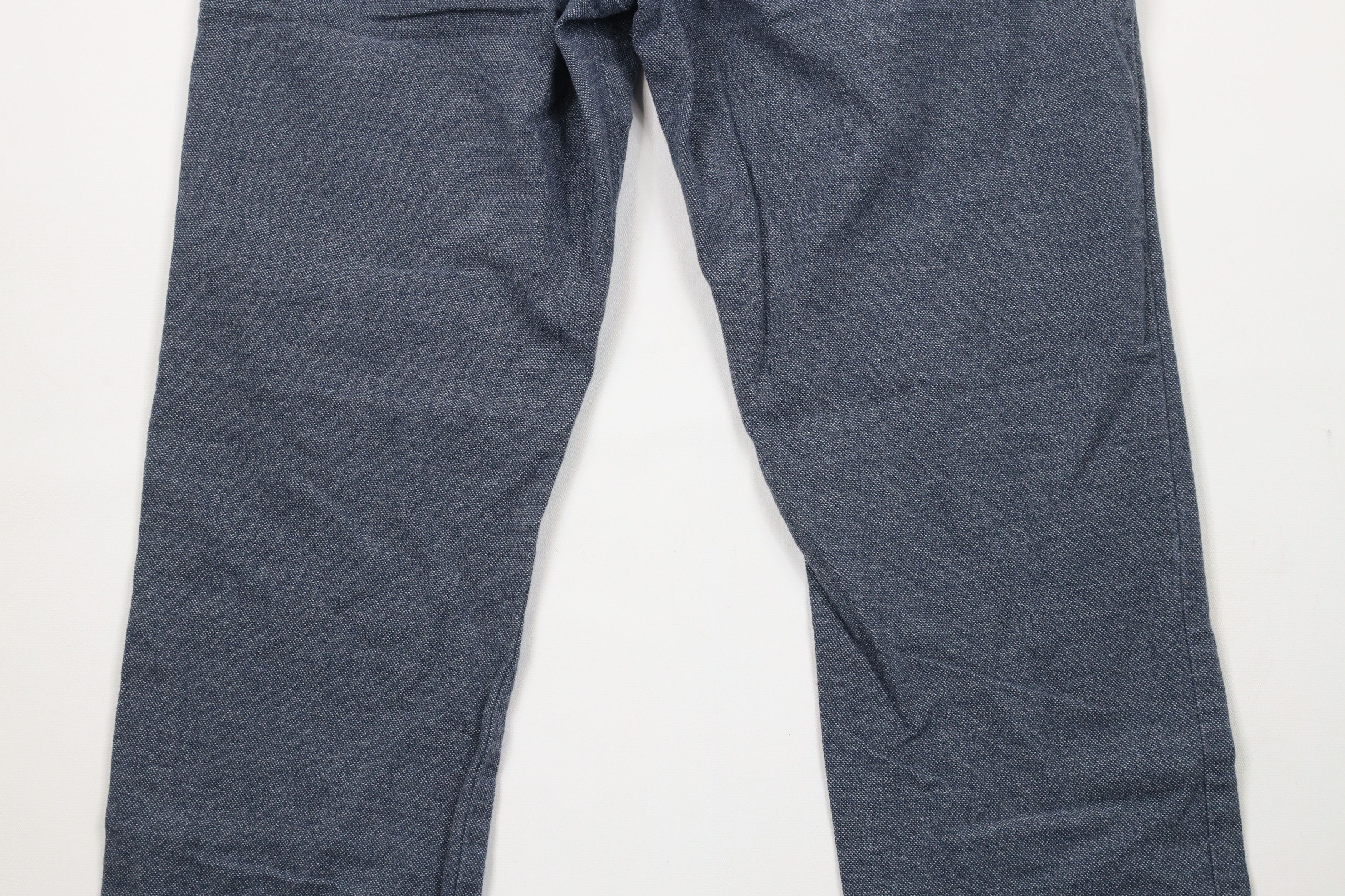 J.Crew × Vintage J Crew Slim Fit Flex Brushed Twill Trousers Chino Pants Blue Size US 32 / EU 48 - 10 Thumbnail