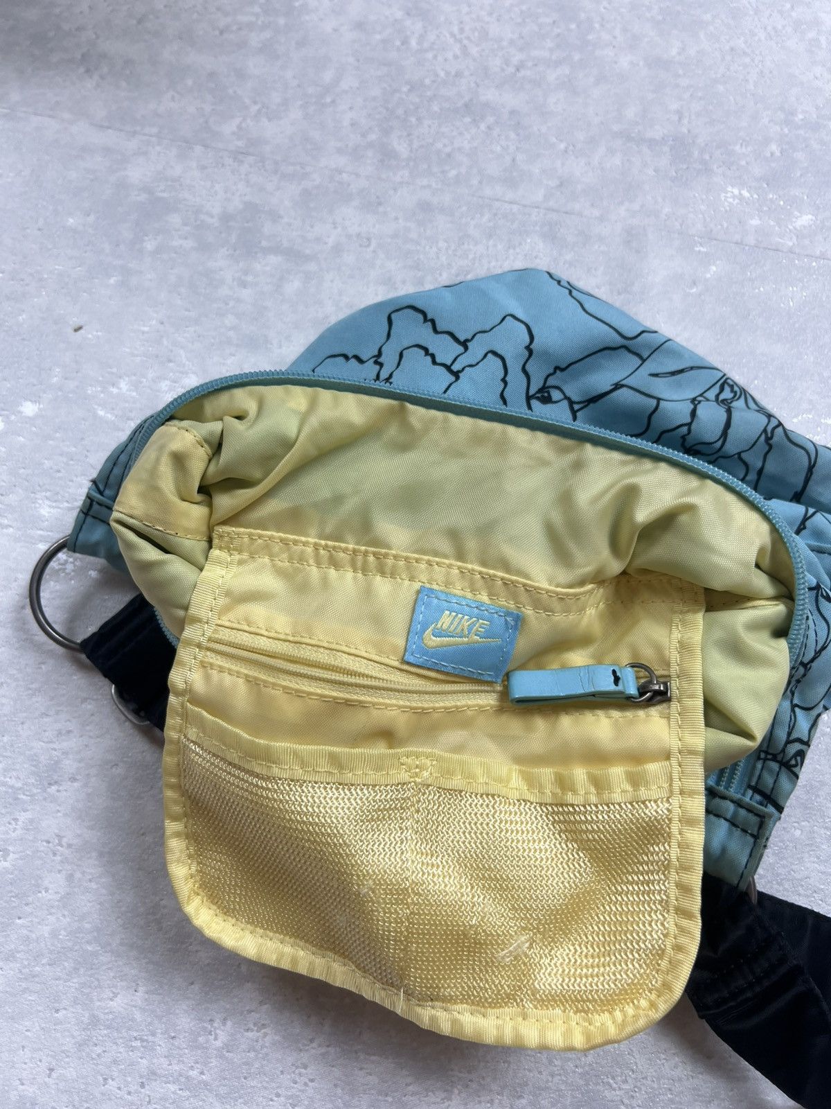 Nike × Vintage 00s Nike Retro Logo Vintage Y2K Shoulder Bag Size ONE SIZE - 7 Thumbnail