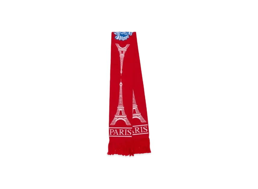 Balenciaga o1la1rc1a0925 Size: OS / Football Scarf in Red Size ONE SIZE - 1 Thumbnail