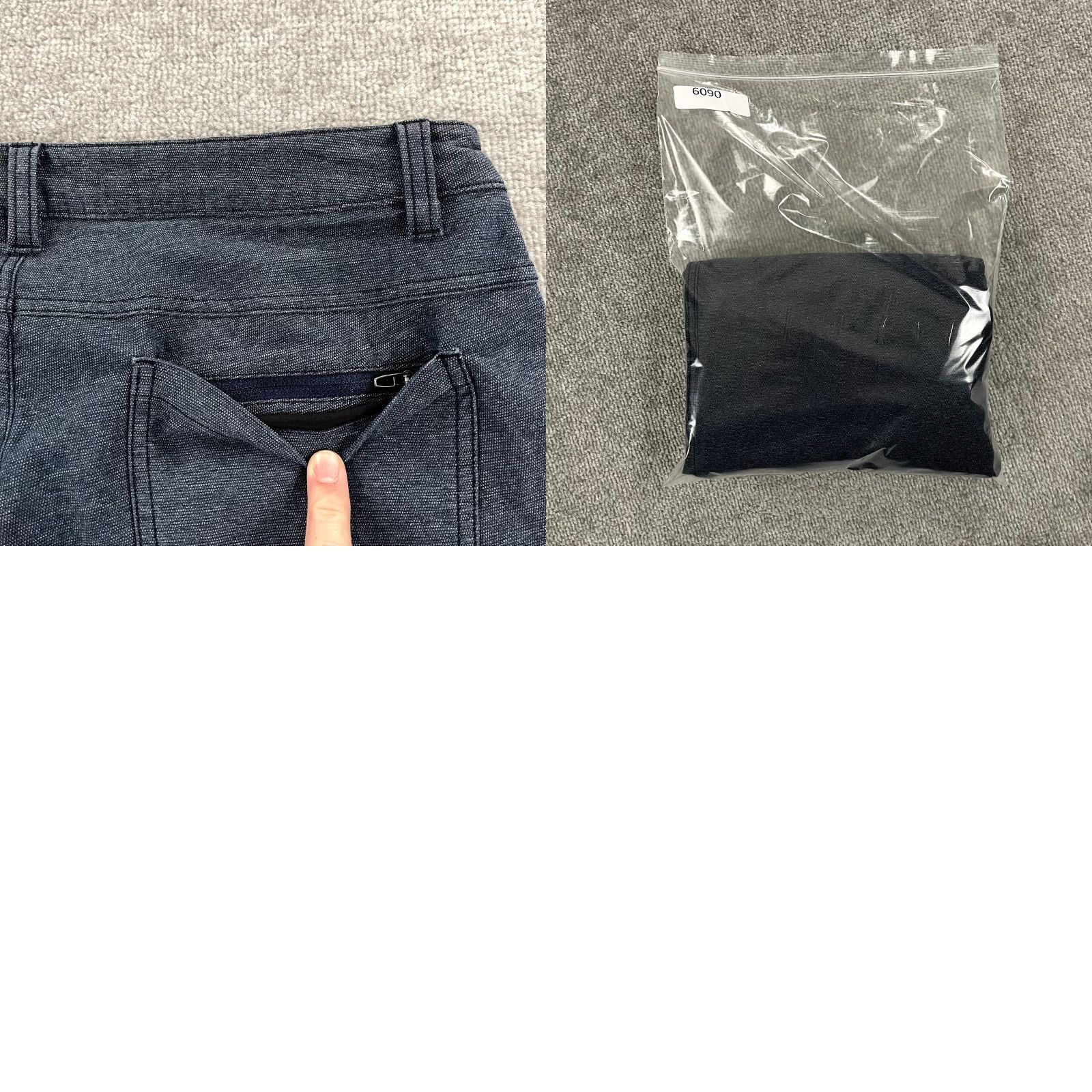 Lululemon LULULEMON Pants Slim Straight Indigo Blue Chino 33x31 Men 33 Slim Composite Cotton Blend 5-Pocket Size US 33 - 9 Thumbnail