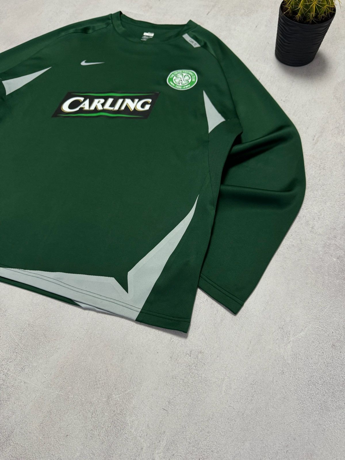 Nike × Vintage Vintage Nike Celtic FC Sweatshirt Crewneck Long Sleeve 90s Size US XXL / EU 58 / 5 - 3 Thumbnail