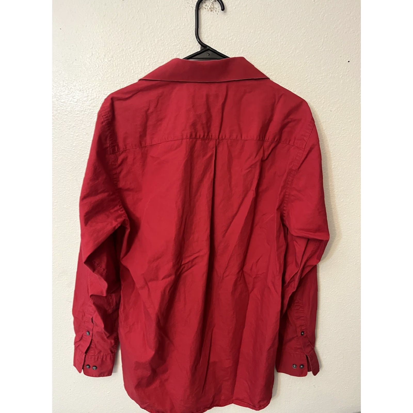 DKNY DKNY Cotton Shirt Mens Long Sleeve Button Shirt Size Medium Red Size US M / EU 48-50 / 2 - 2 Thumbnail