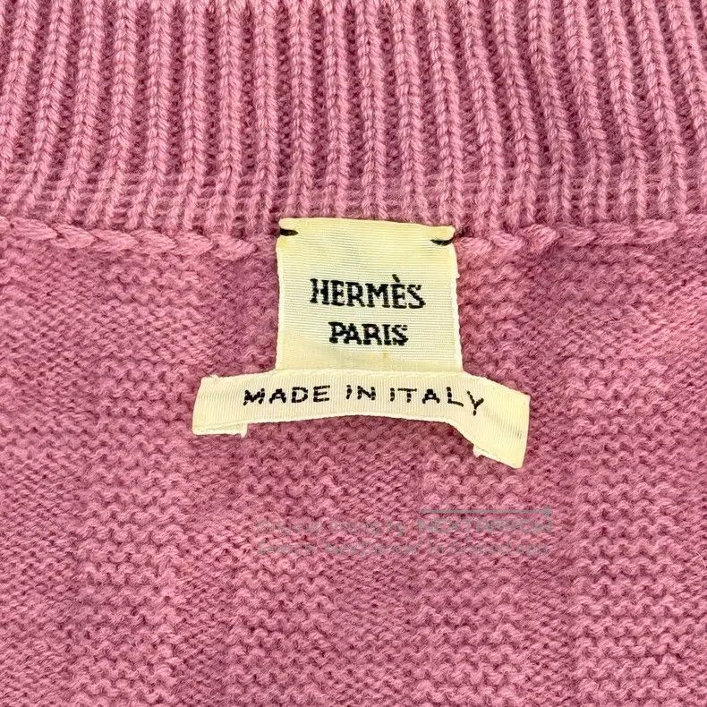 Hermes Hermes Pink and purple wool sweater Size M / US 6-8 / IT 42-44 - 5 Thumbnail