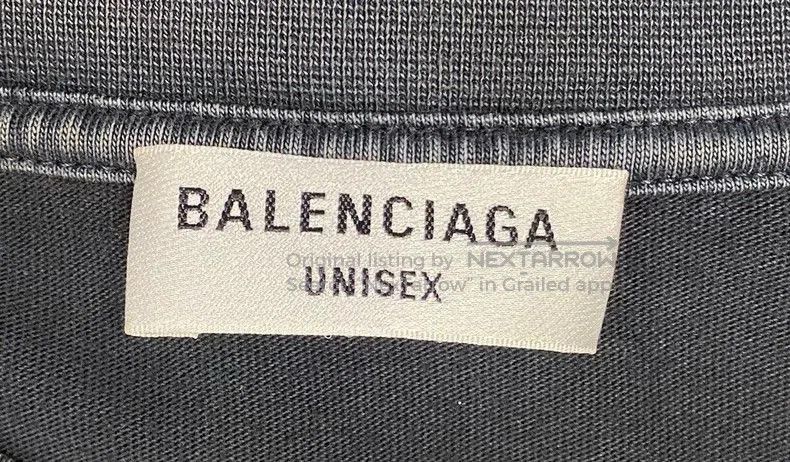 Balenciaga Balenciaga BB Logo Distressed Short Sleeve T-Shirt. Size US L / EU 52-54 / 3 - 5 Thumbnail