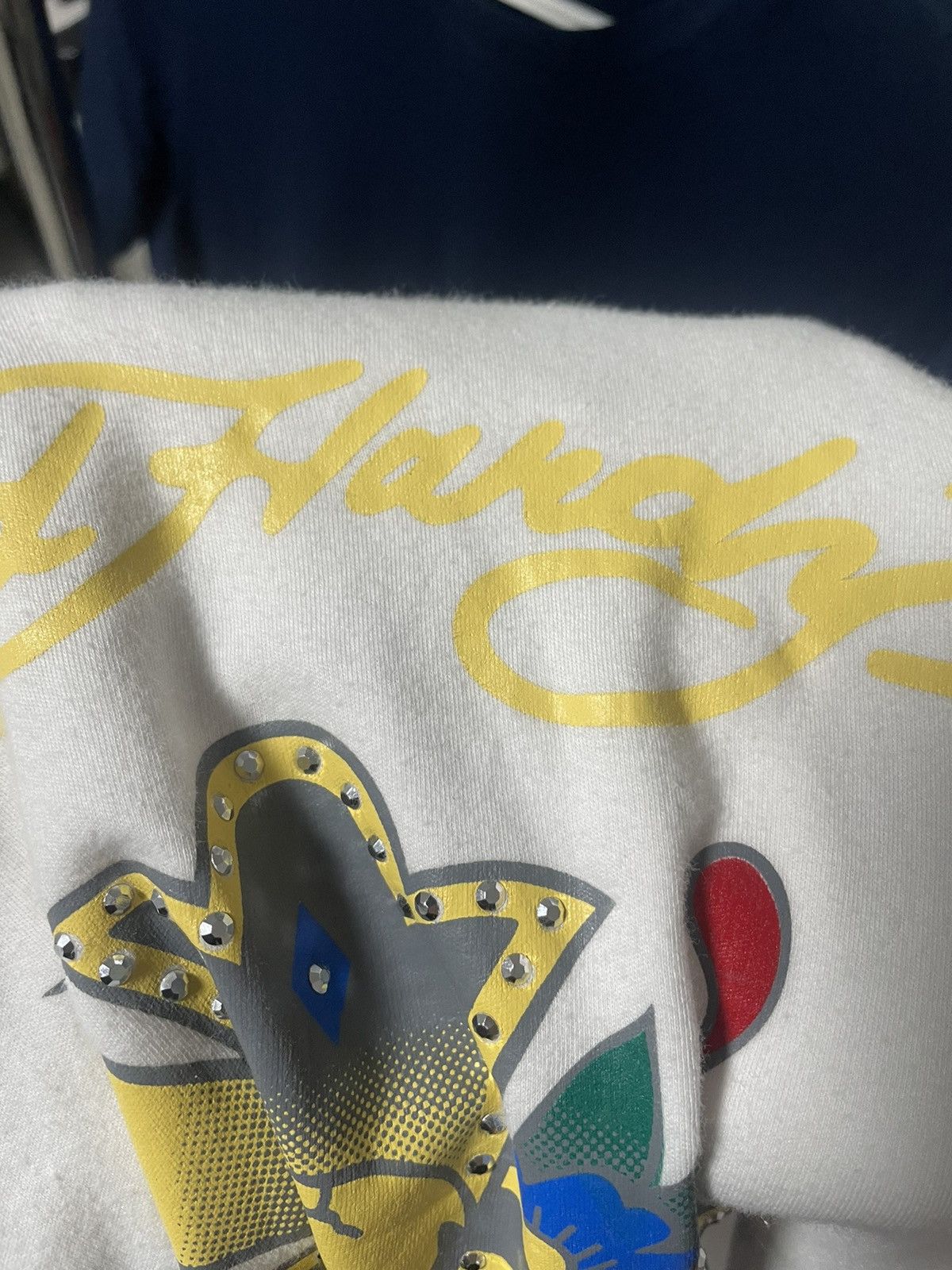 Ed Hardy Vintage Ed Hardy Design Cross Skull Y2K Tee Don Big Logo Size US XL / EU 56 / 4 - 14 Thumbnail