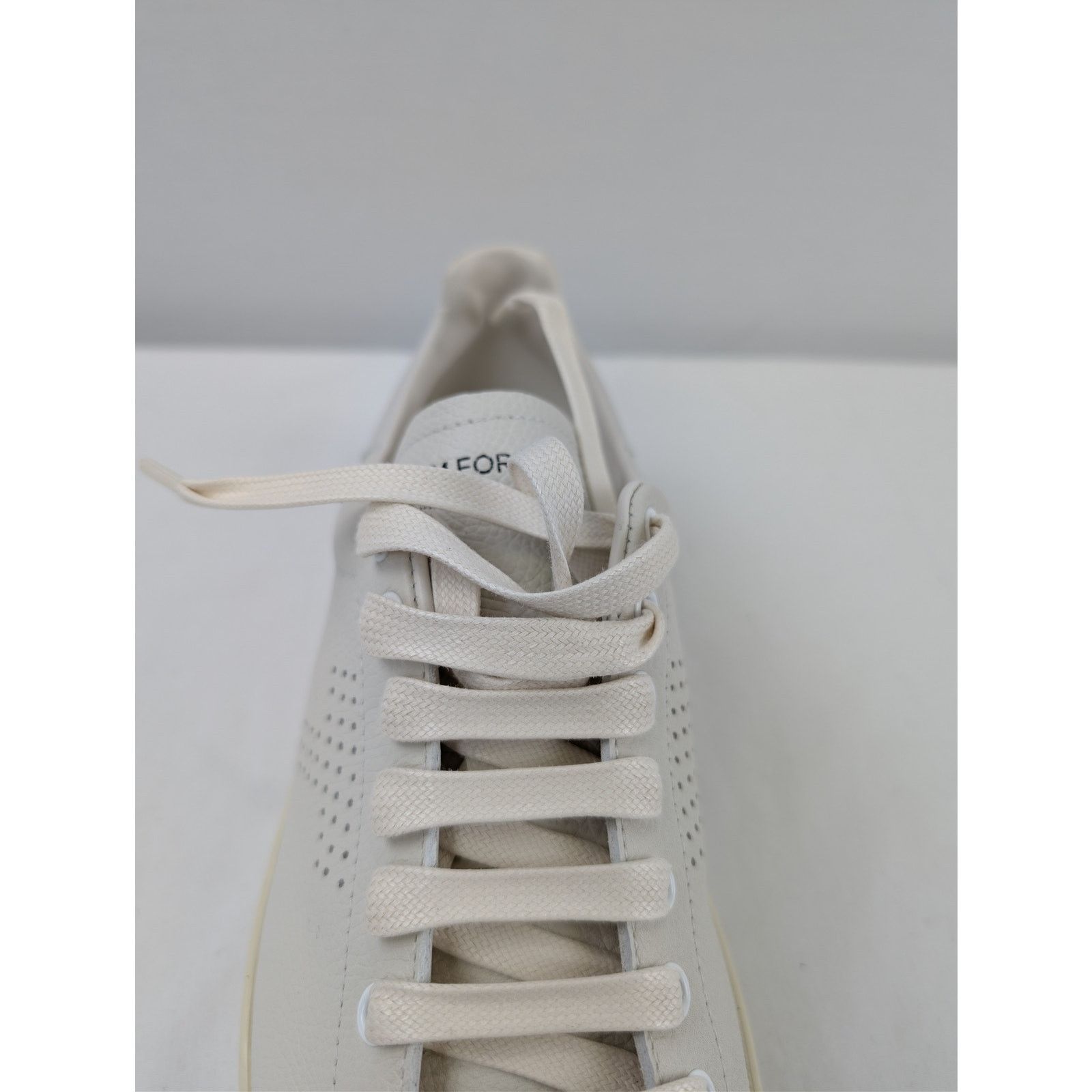 Tom Ford o1rshd1 Low Top Sneakers Shoe in White 7.5 TF Size US 7.5 / EU 40-41 - 14 Thumbnail