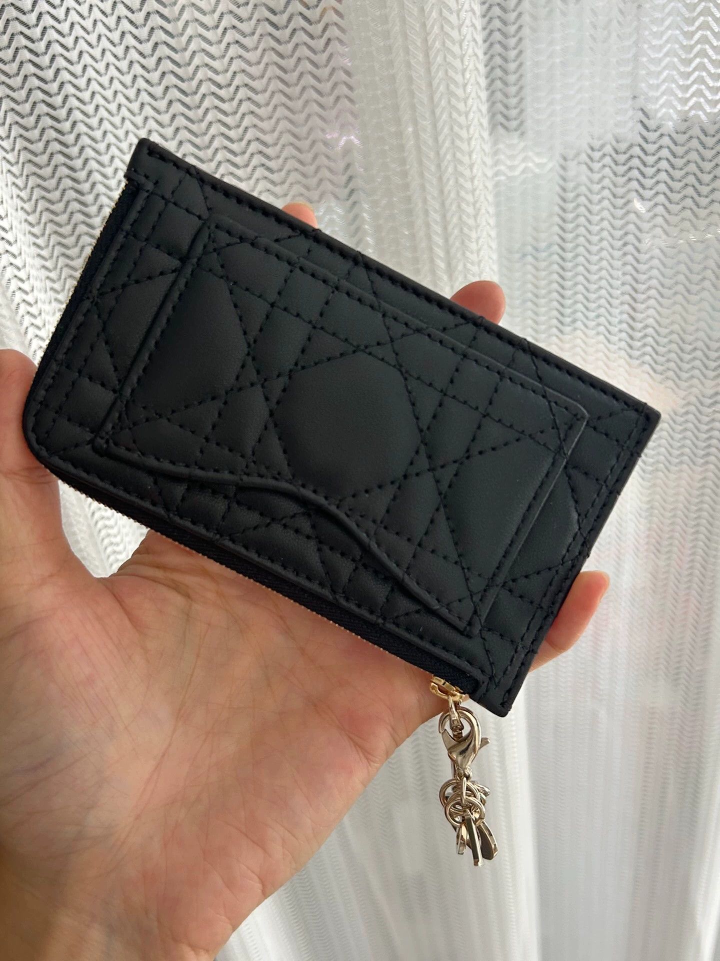 Dior Dior Black Card Holder New Unused Size ONE SIZE - 1 Thumbnail