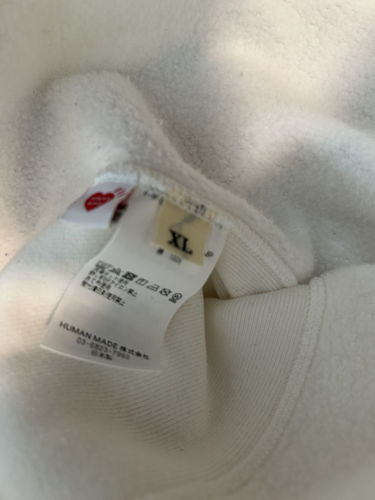 Human Made White i know nigo too human made hoodie Size US XL / EU 56 / 4 - 3 Thumbnail