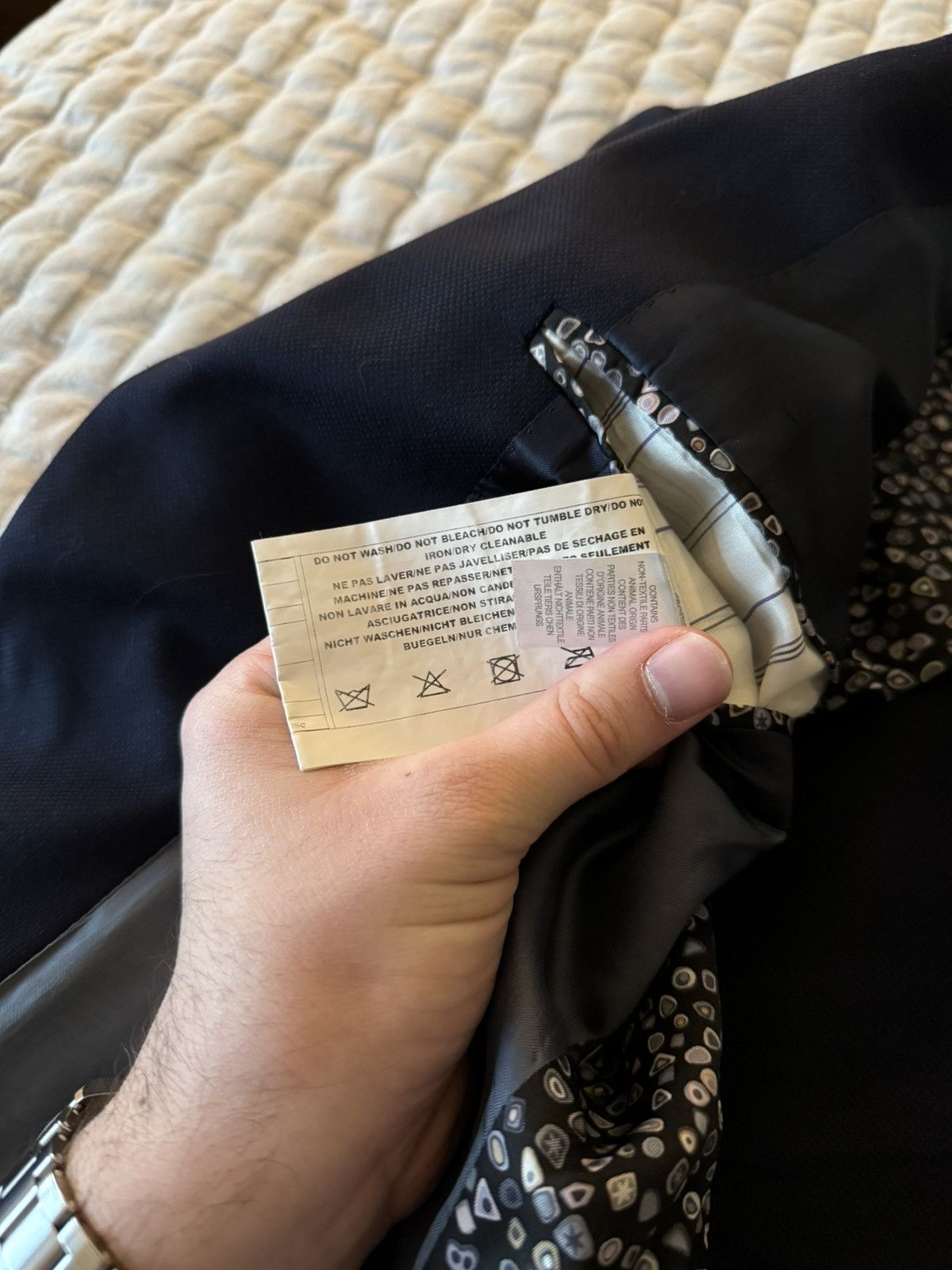 Designer × Paul Smith Paul Smith London The Byard Blazer Men 38R Blue Two Button Size 38R - 7 Thumbnail