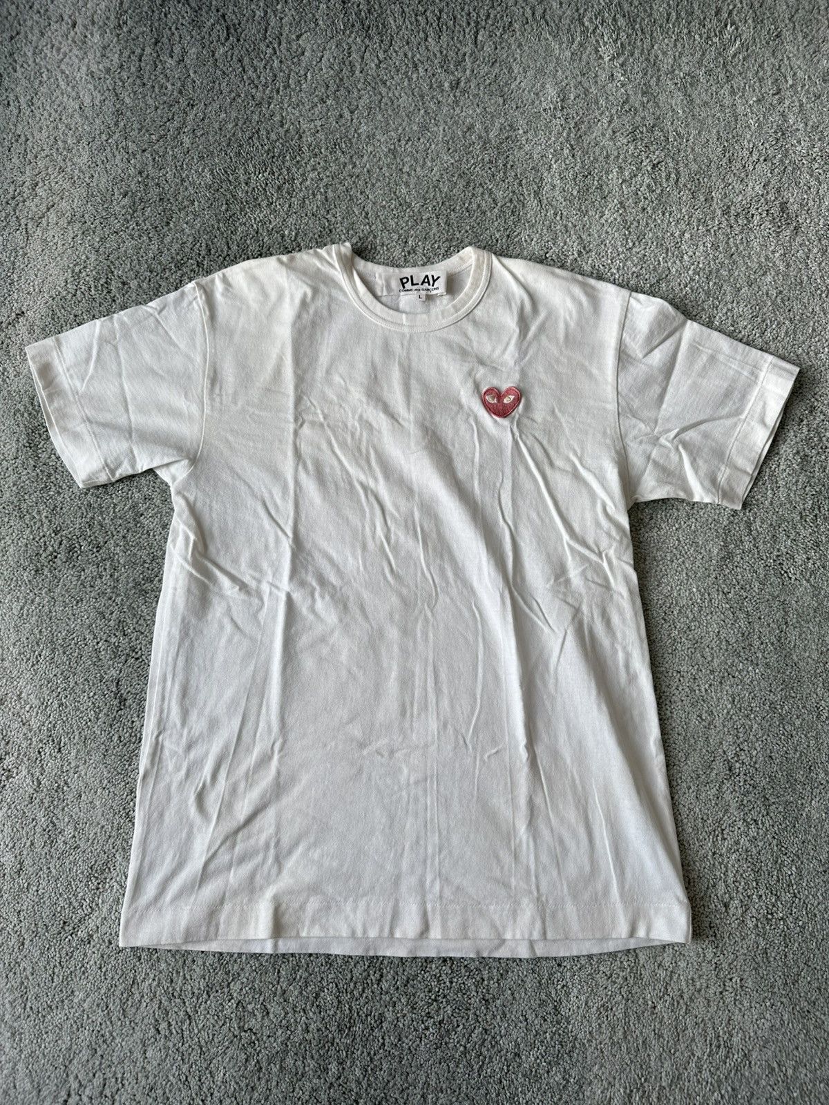 CDG by Comme des Garcons CDG PLAY Heart Tee Size US L / EU 52-54 / 3 - 1 Thumbnail