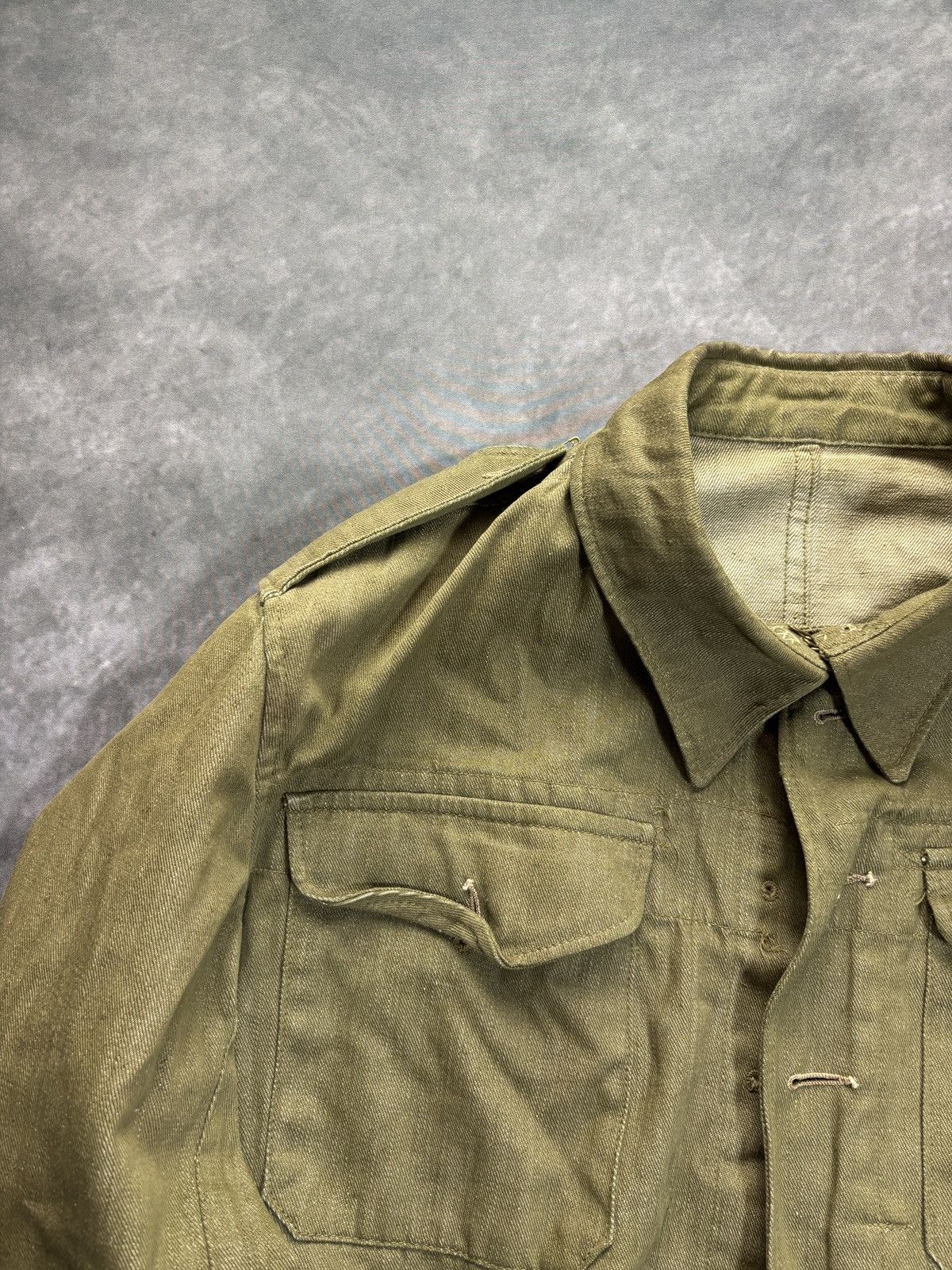 1950s British Army Battledress Jacket WW2 Vintage Short Coat