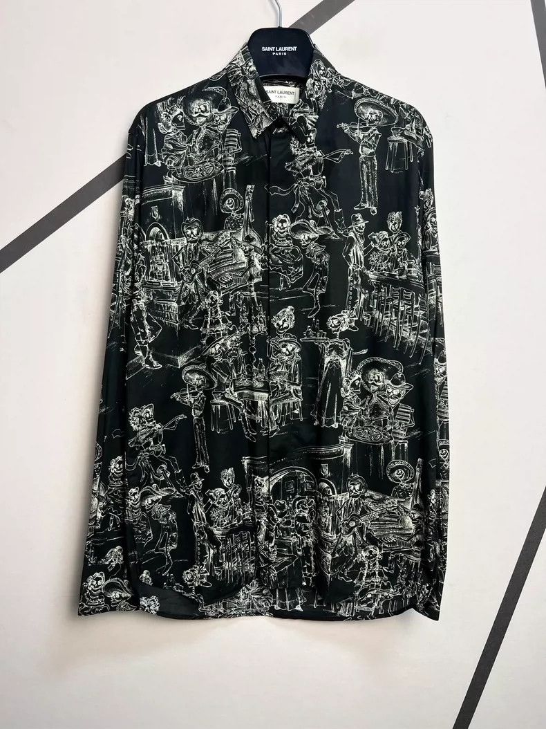 Saint Laurent Paris Saint Laurent Paris size 38 19 Spring/Summer Artist Hand-P Size US M / EU 48-50 / 2 - 1 Thumbnail