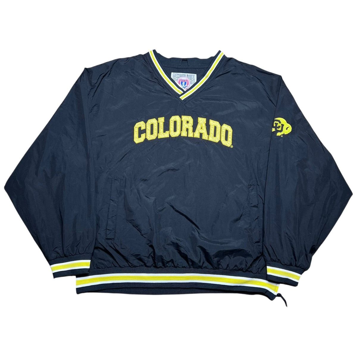 NCAA NCAA Colorado Buffaloed Arch Spell Out Pullover Windbreaker Size US XL / EU 56 / 4 - 1 Thumbnail