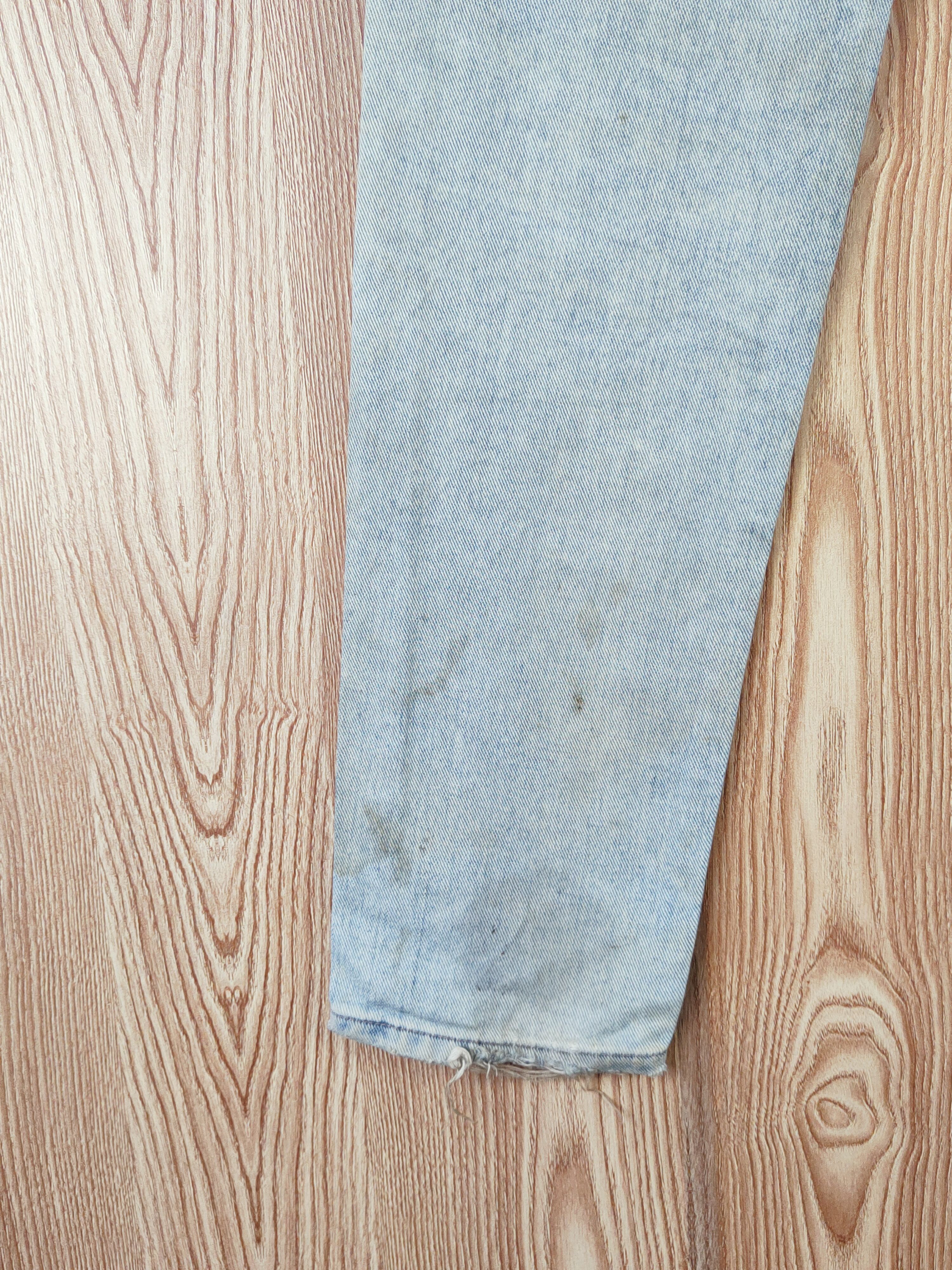 Vintage Wrangler vintage Blue Faded Distressed Ripped Jeans #S2773 Size US 28 / EU 44 - 9 Thumbnail