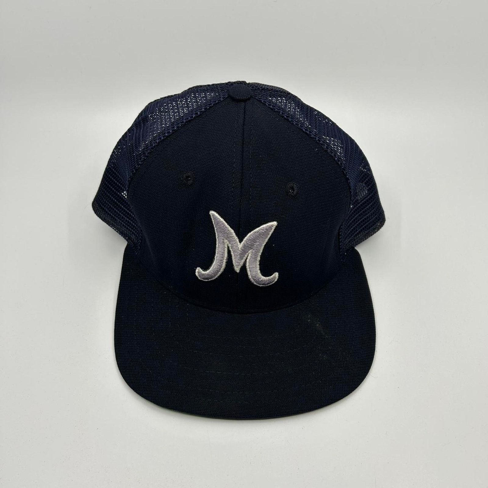 New Era VTG 80s New Era Navy blue and white Marines snapback hat Size ONE SIZE - 1 Thumbnail