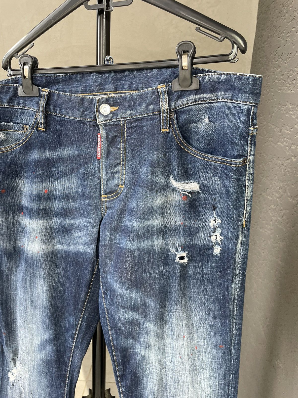 Dsquared2 Dsquared 2 men’s distressed denim jeans Size US 36 / EU 52 - 2 Thumbnail