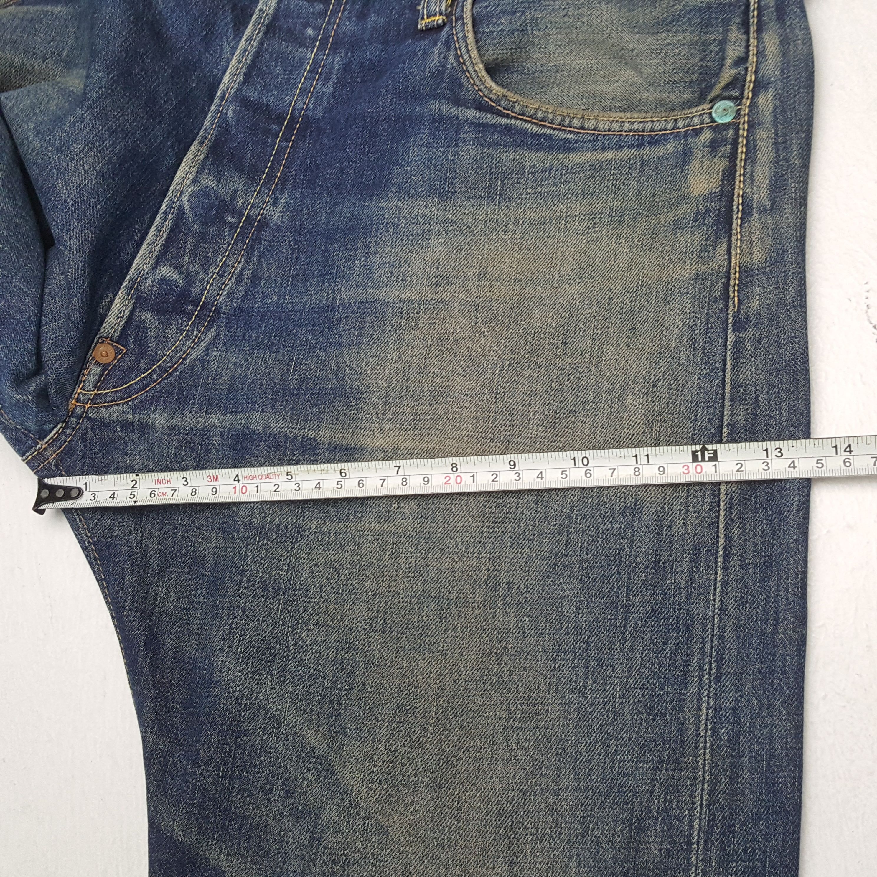 Japanese Brand × Vintage EVISU Japanese Brand Fashion Style Custom Daicock Jeans Size US 35 - 9 Thumbnail