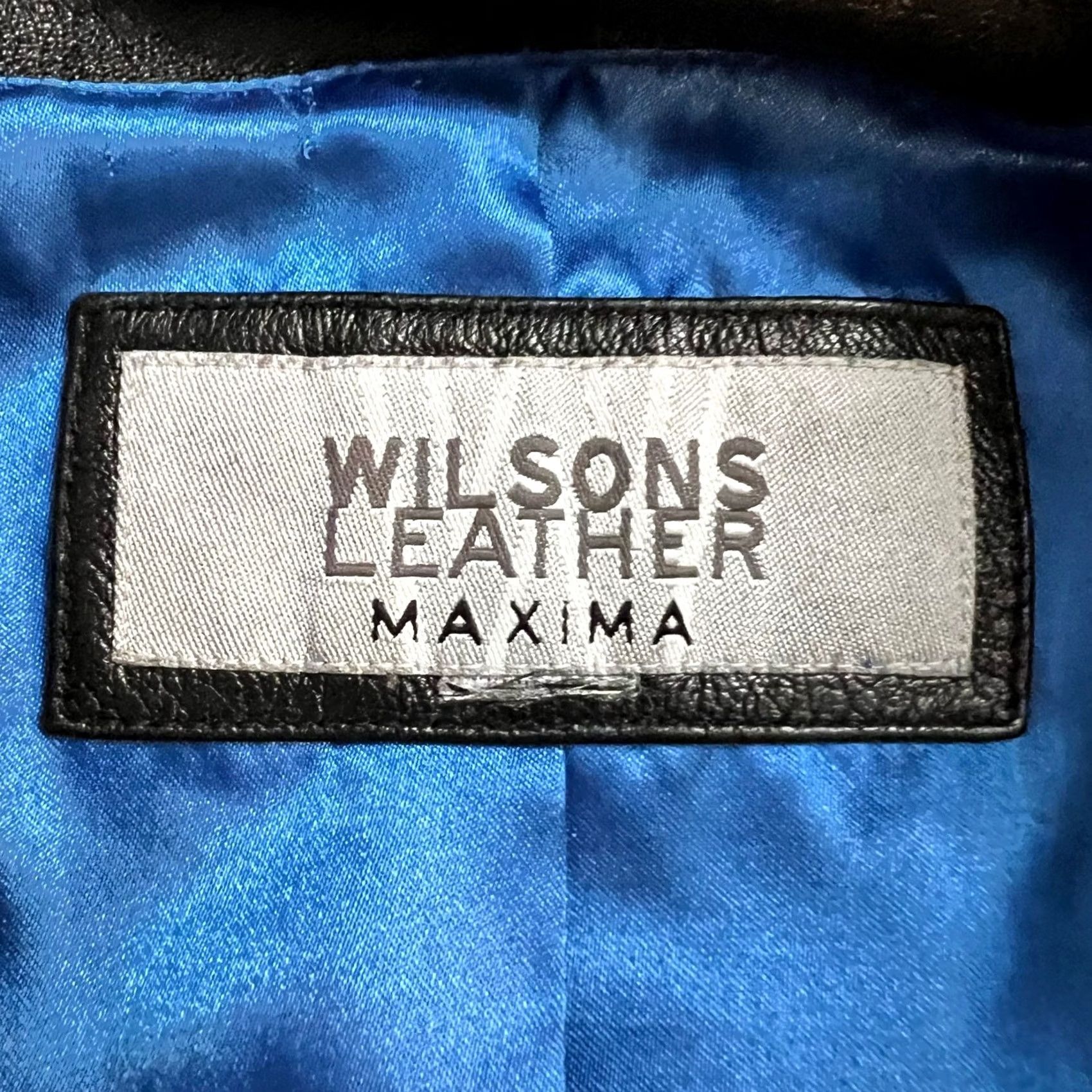 Vintage Wilson’s Leather Jacket Blazer Black L Womens Motorcycle Jacket Button Size L / US 10 / IT 46 - 4 Thumbnail