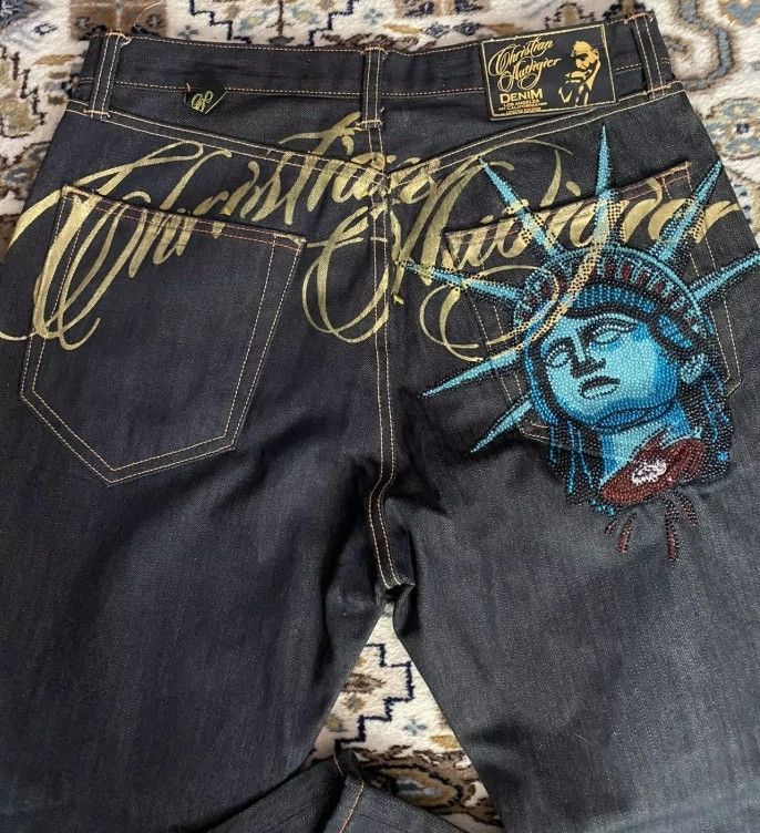 Other Rhinestone Jeans Size US 34 / EU 50 - 3 Thumbnail
