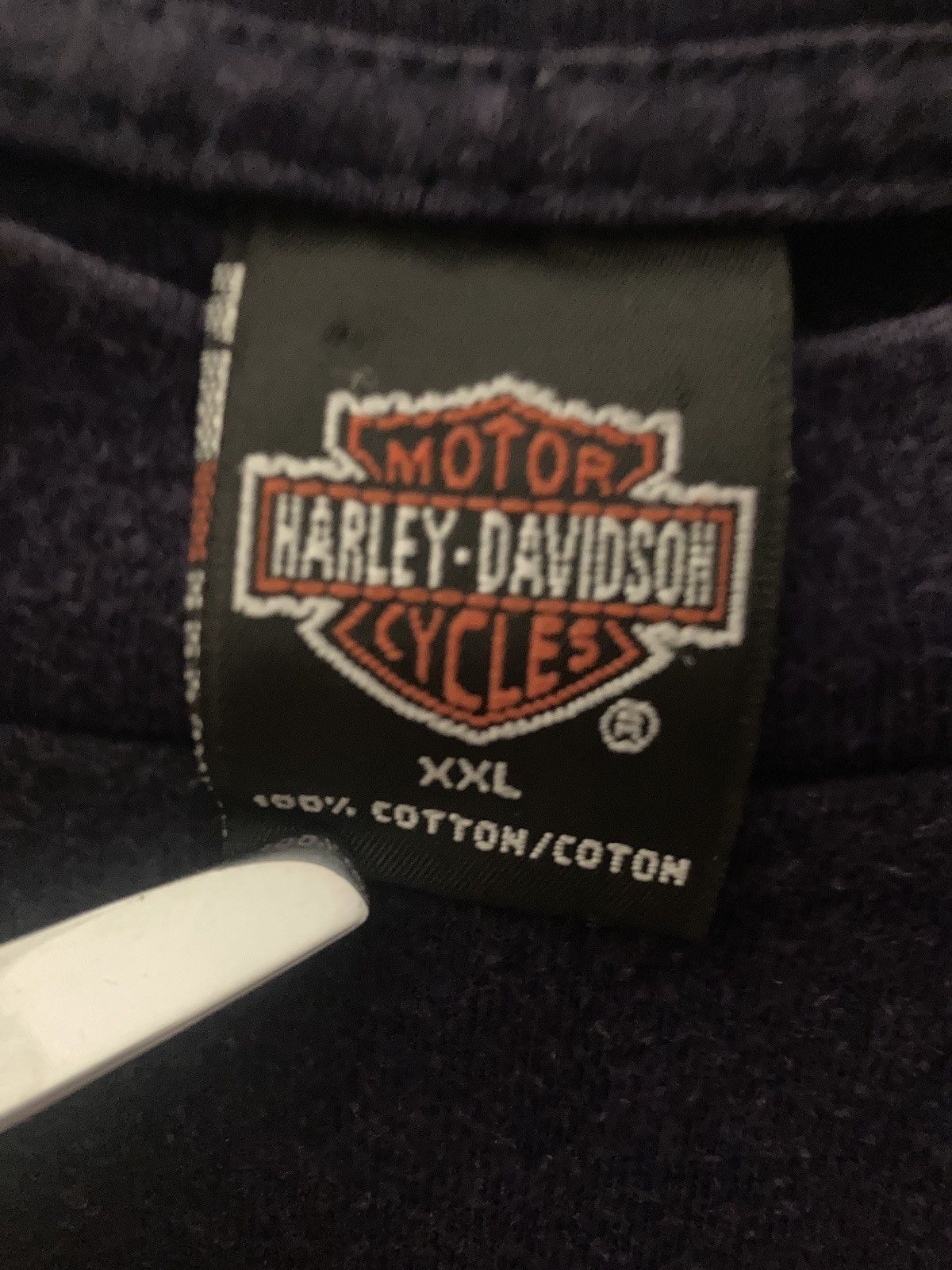 Harley Davidson × Vintage Vintage Harley Davidson Carlton Graphic Tee Size US XXL / EU 58 / 5 - 3 Thumbnail