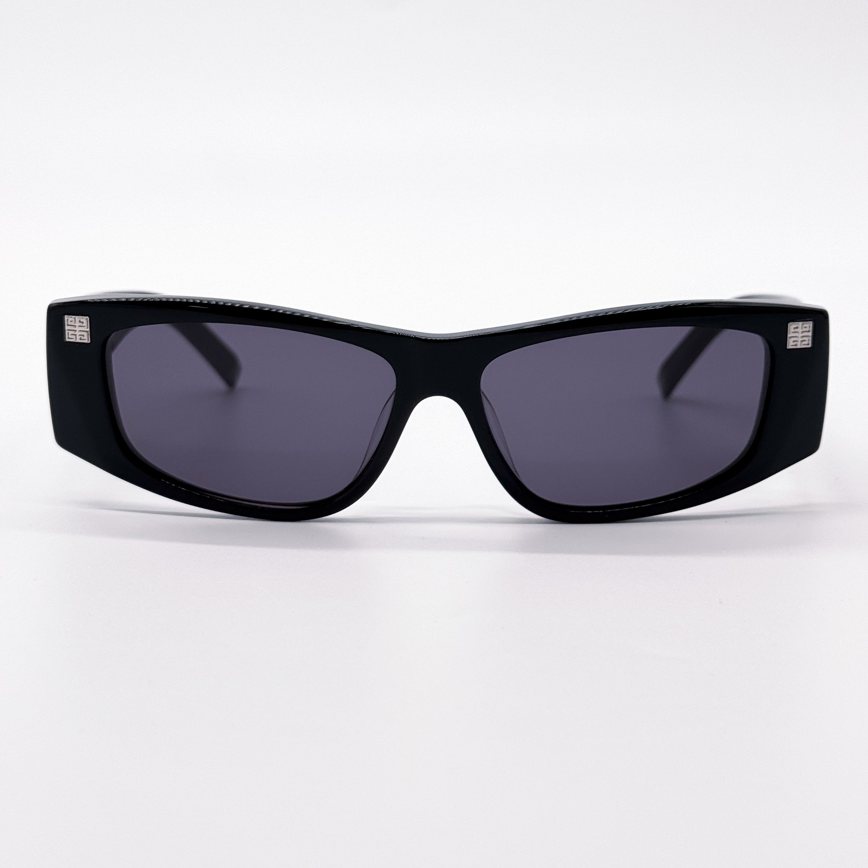 Givenchy NEW GIVENCHY GV40048F 01A SHINY BLACK/GREY WOMEN SUNGLASSES Size ONE SIZE - 3 Thumbnail