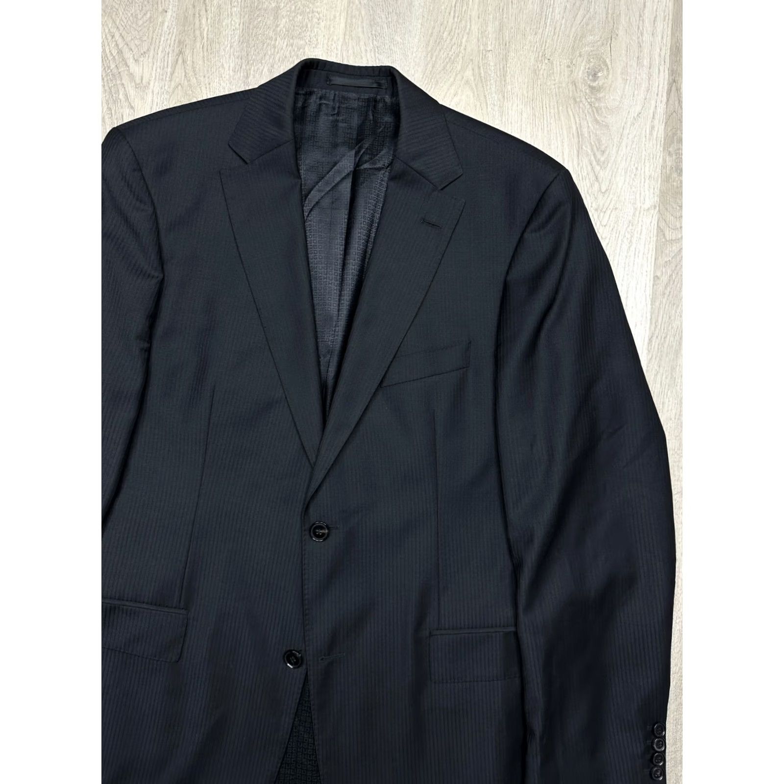 Hugo Boss HUGO BOSS Blazer 2 Piece Wool Suit Pants Size 52 (L) Black Mens Vintage Size 42R - 3 Thumbnail