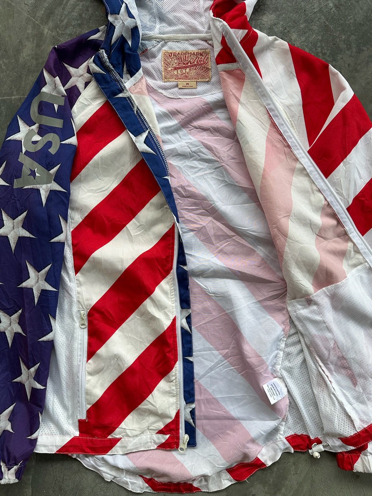 Brooklyn Cloth RARE Design Brooklyn Cloth Full print USA Flag Jacket Size US M / EU 48-50 / 2 - 10 Thumbnail