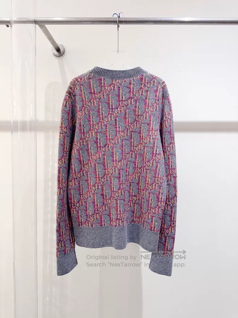 Dior Dior Full logo sweater Size US S / EU 44-46 / 1 - 3 Thumbnail