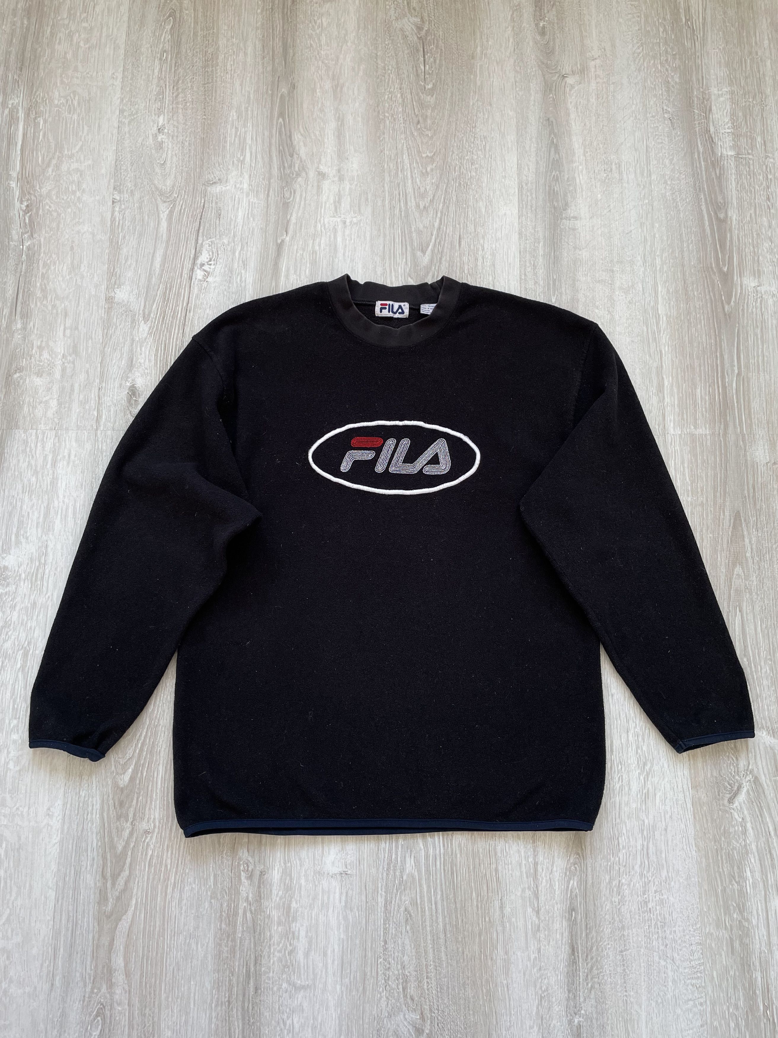 Fila Vintage 90s FILA embroidered Big Logo Fleece Size US L / EU 52-54 / 3 - 2 Thumbnail