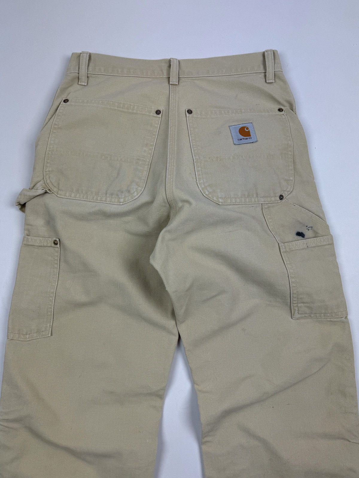 Carhartt 90’s Vintage Carhartt Distressed Double Knee Tan Work Pants Size US 31 - 19 Thumbnail